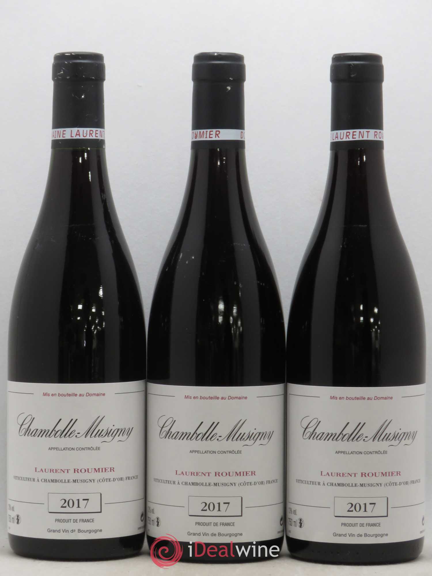 Chambolle-Musigny Laurent Roumier 2017 - Lot de 3 bouteilles - 0