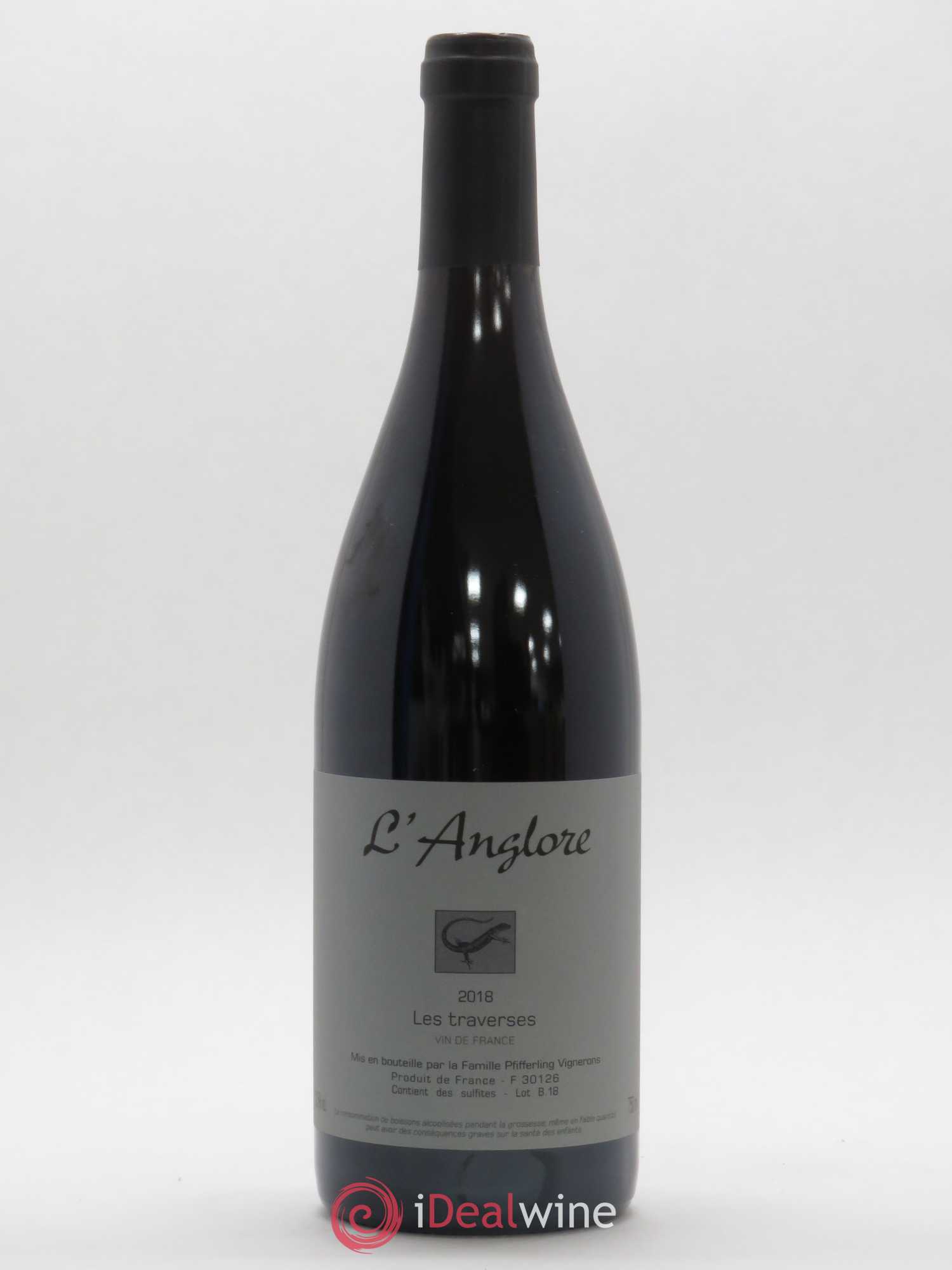 Vin de France Les Traverses L'Anglore (sans prix de réserve) 2018 - Lot de 1 bouteille - 0