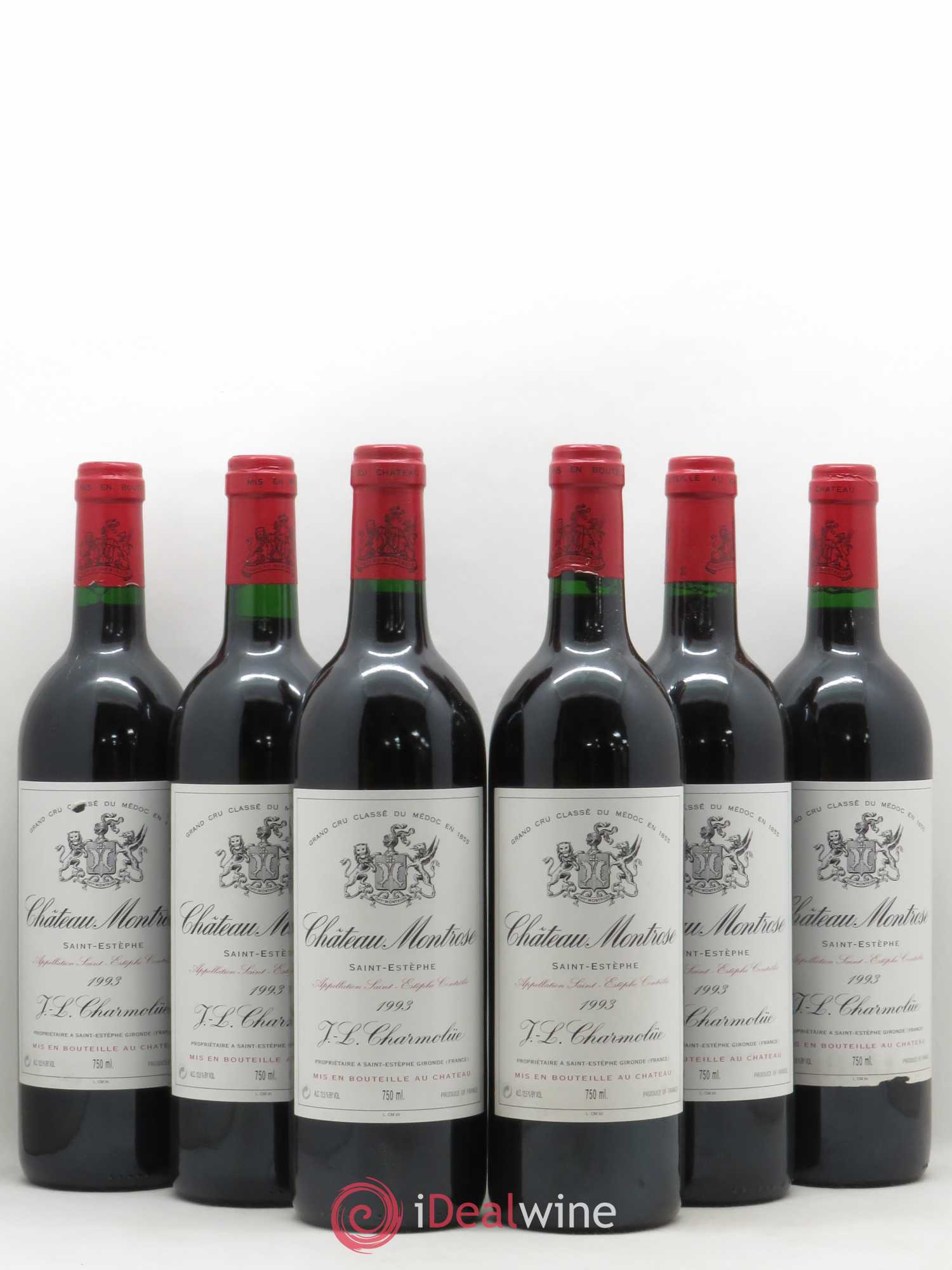 Château Montrose 2ème Grand Cru Classé 1993 - Lot de 6 bouteilles - 0