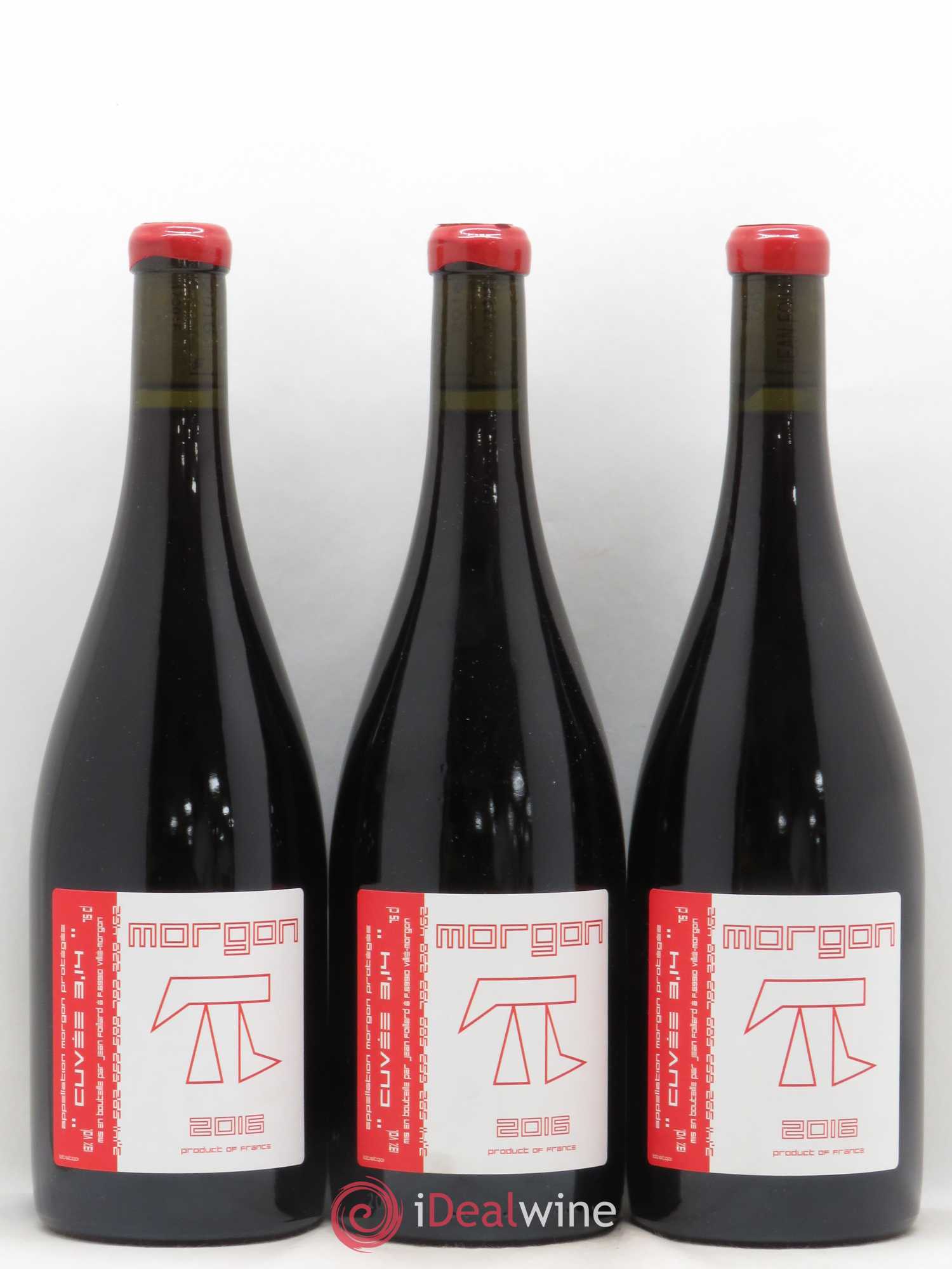 Morgon 3.14 Jean Foillard 2016 - Lot de 3 bouteilles - 0