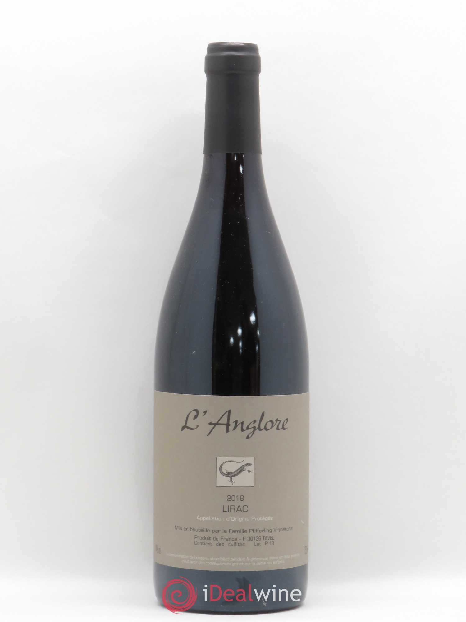 Lirac L'Anglore (sans prix de réserve) 2018 - Lot de 1 bouteille - 0
