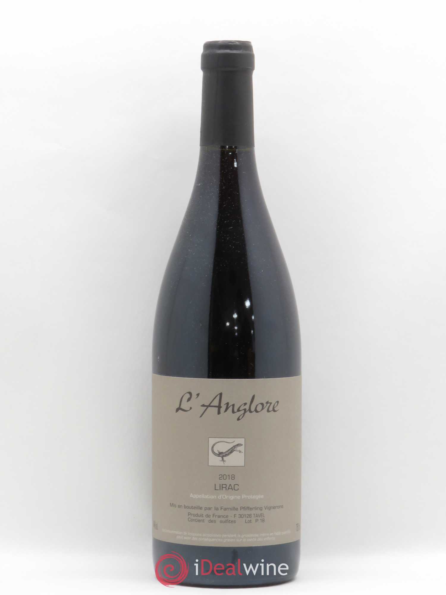 Lirac L'Anglore (sans prix de réserve) 2018 - Lot de 1 bouteille - 0