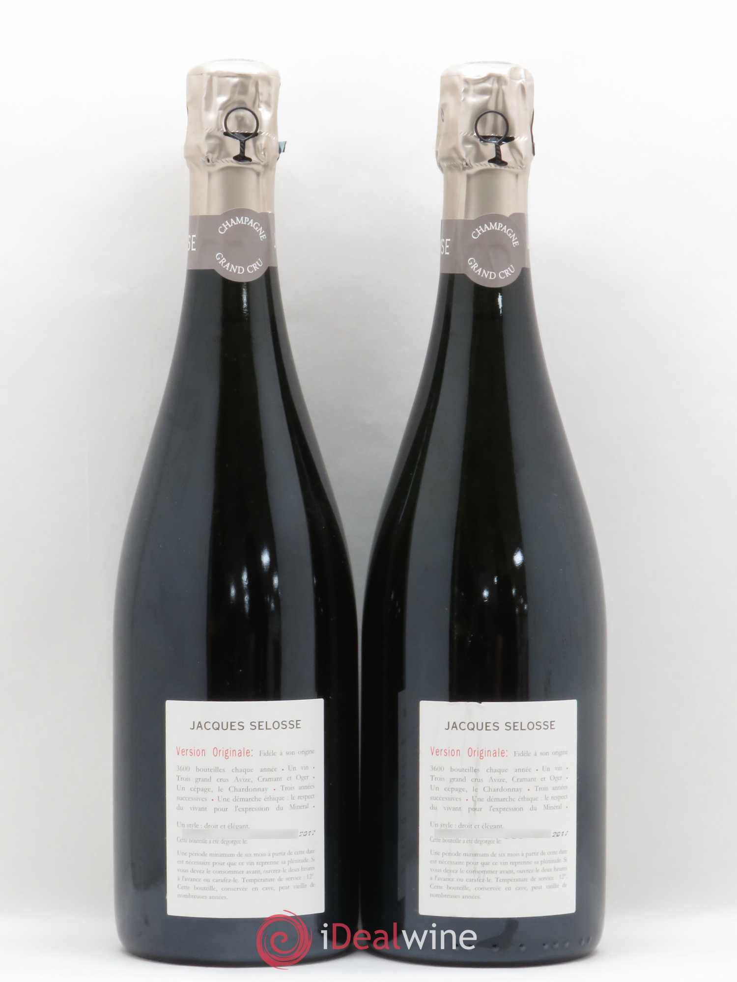 Version Originale Jacques Selosse - Lot de 2 bouteilles - 1
