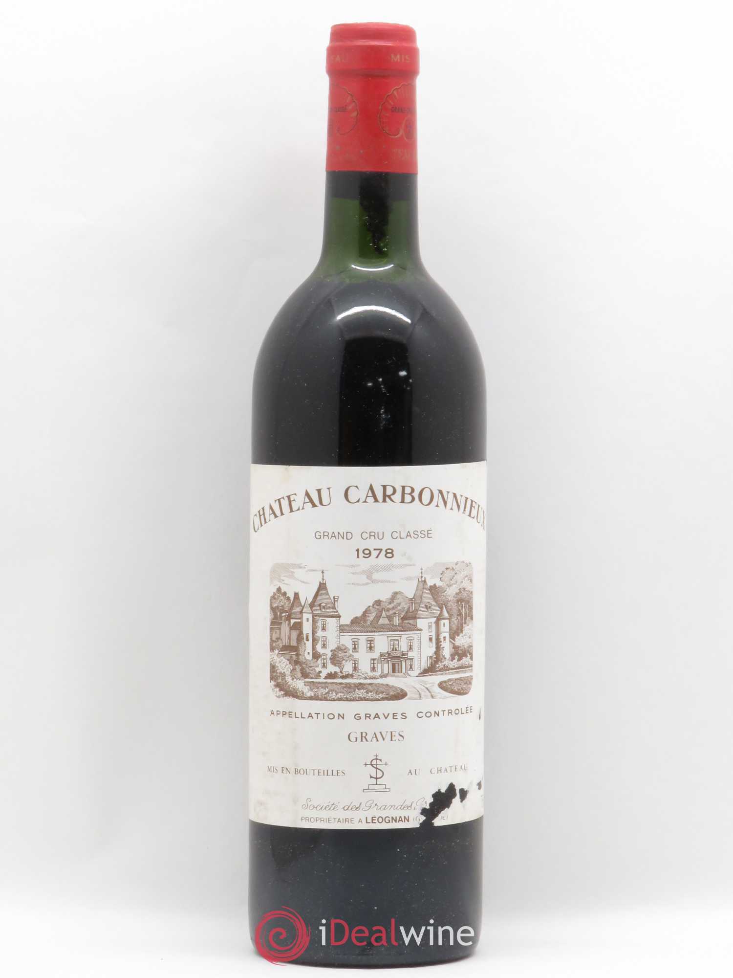 Château Carbonnieux Cru Classé de Graves 1978 - Lot de 1 bouteille - 0