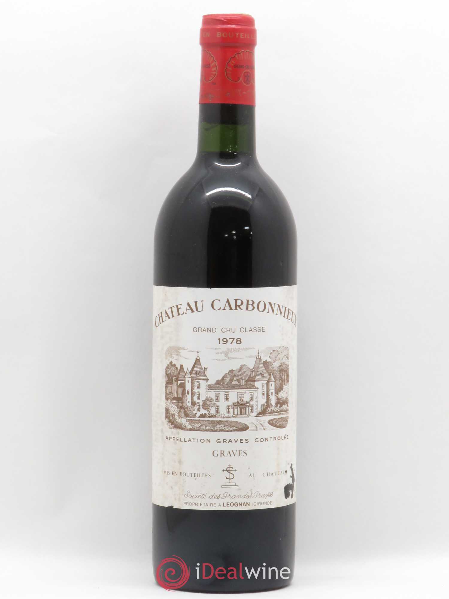Château Carbonnieux Cru Classé de Graves 1978 - Lot de 1 bouteille - 0