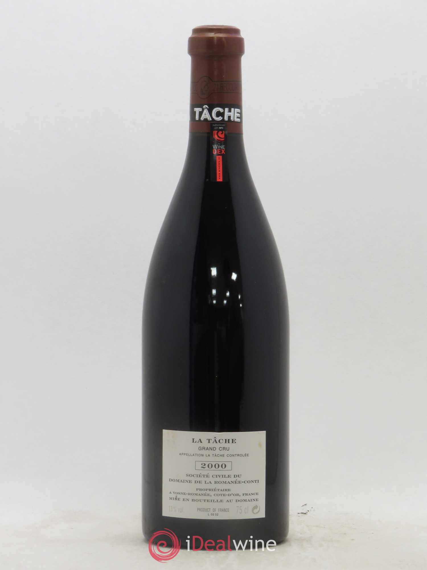 La Tâche Grand Cru Domaine de la Romanée-Conti 2000 - Lot de 1 bouteille - 1