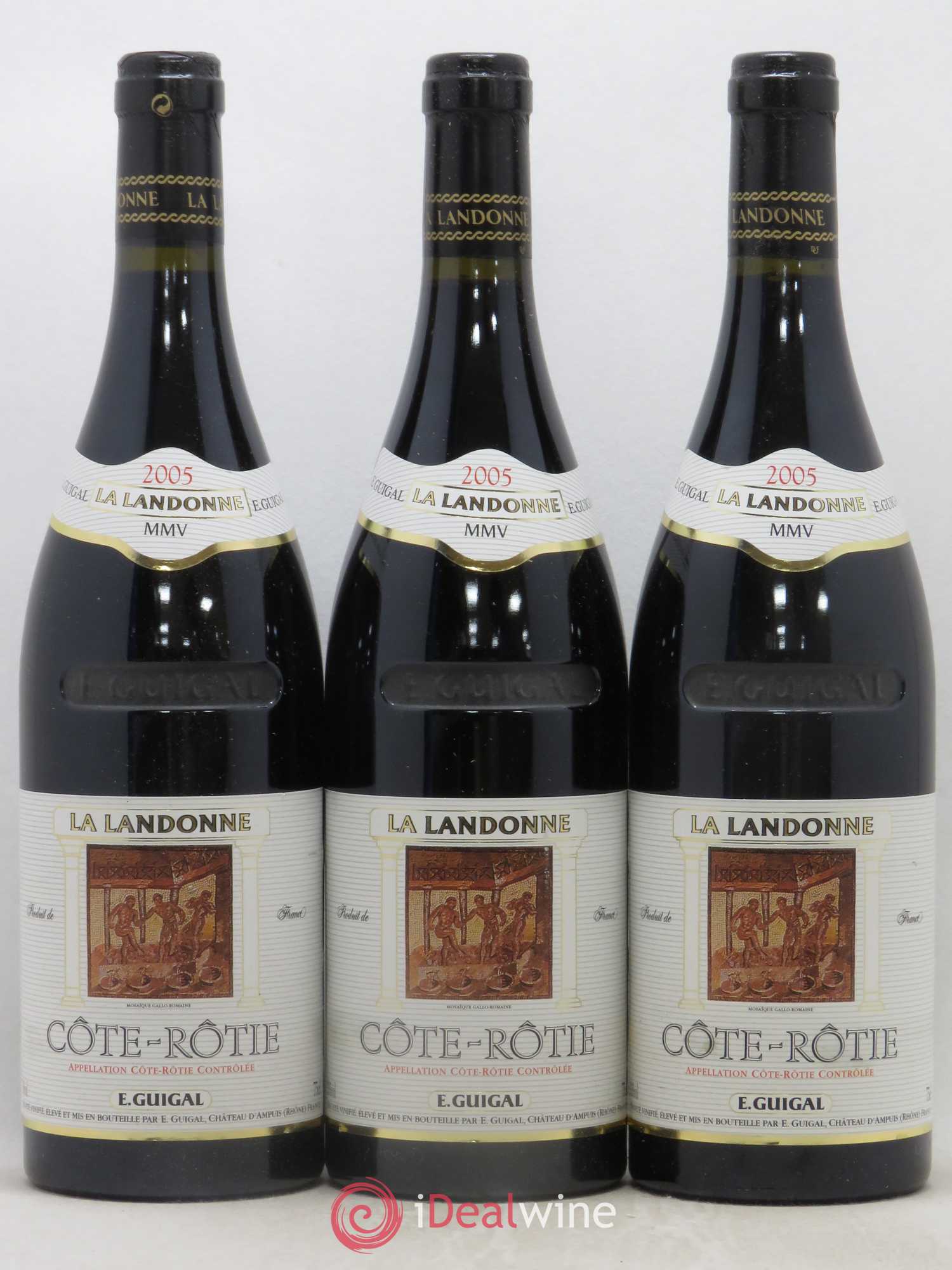 Côte-Rôtie La Landonne Guigal 2005 - Lot de 3 bouteilles - 0