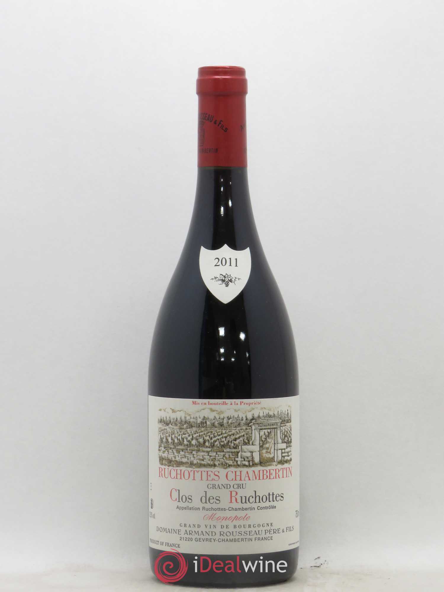 Ruchottes-Chambertin Grand Cru Clos des Ruchottes Armand Rousseau (Domaine) 2011 - Posten von 1 Flasche - 0