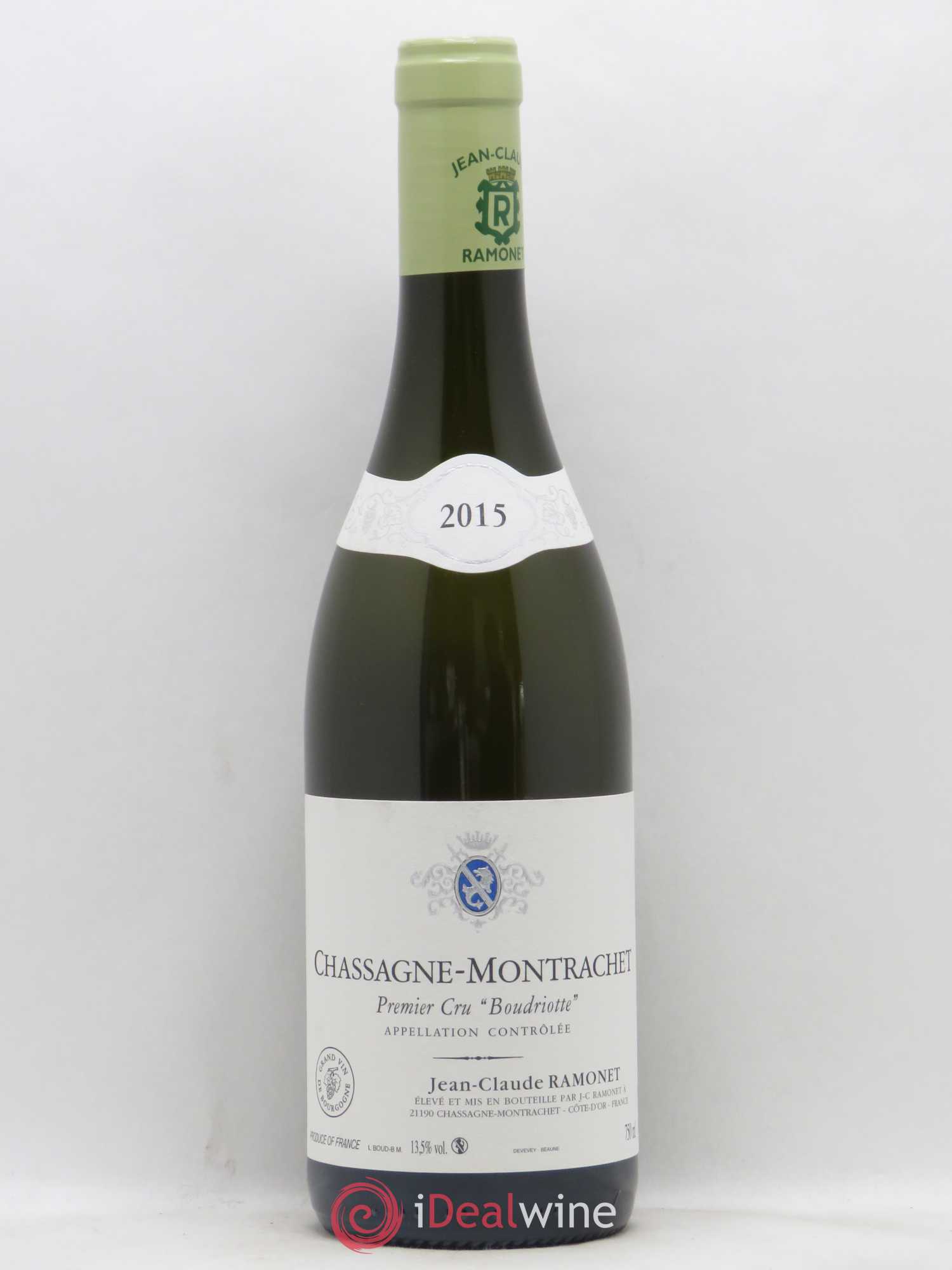 Chassagne-Montrachet 1er Cru Boudriotte Ramonet (Domaine) 2015 - Lot de 1 bouteille - 0