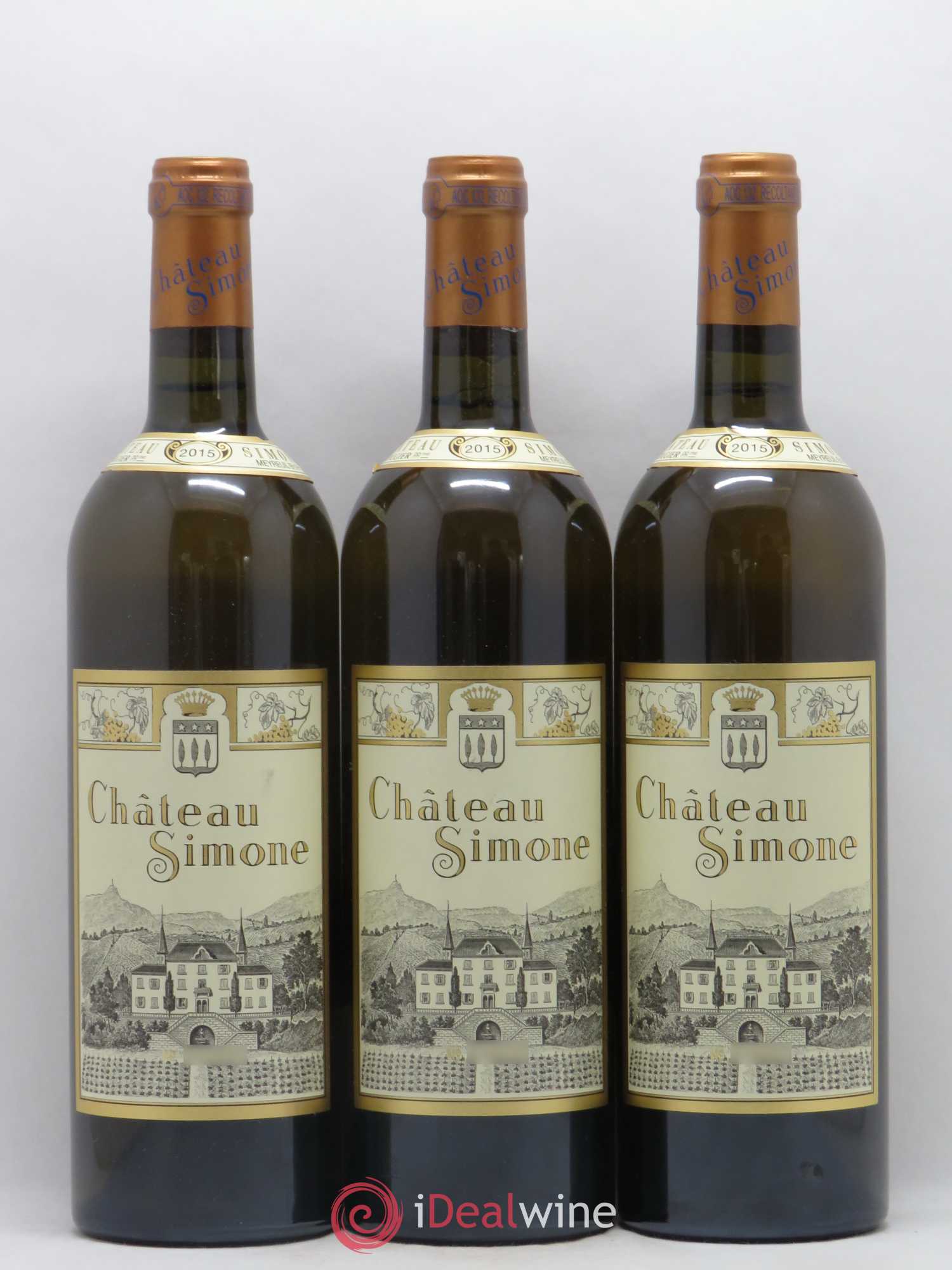 Palette Château Simone Famille Rougier 2015 - Lot de 3 bouteilles - 0
