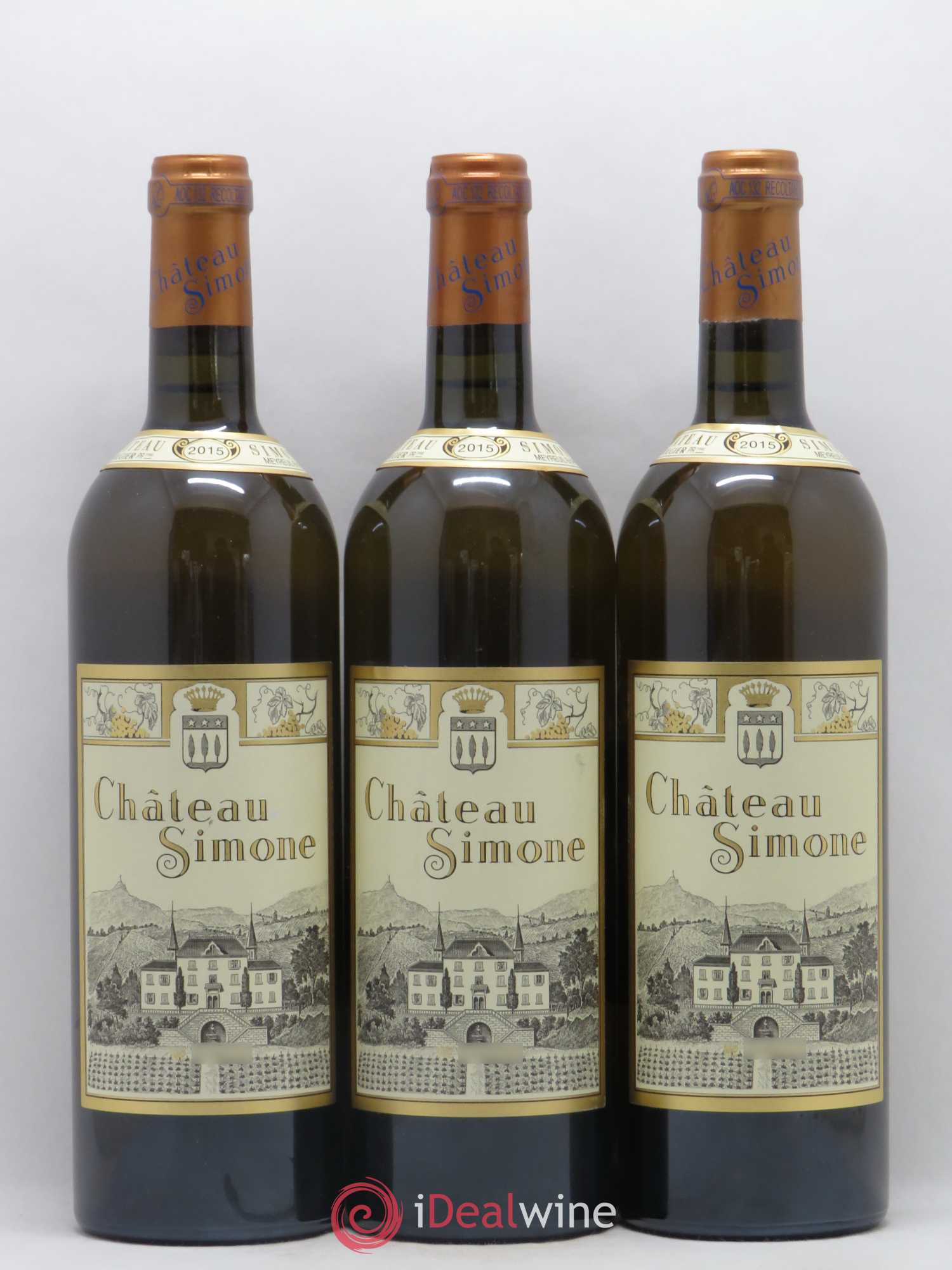 Palette Château Simone Famille Rougier 2015 - Lot de 3 bouteilles - 0