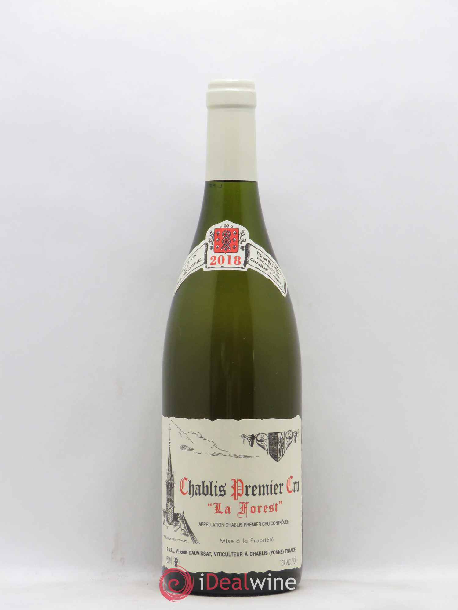 Chablis 1er Cru La Forest Vincent Dauvissat (Domaine) (sans prix de réserve) 2018 - Lot de 1 bouteille - 0