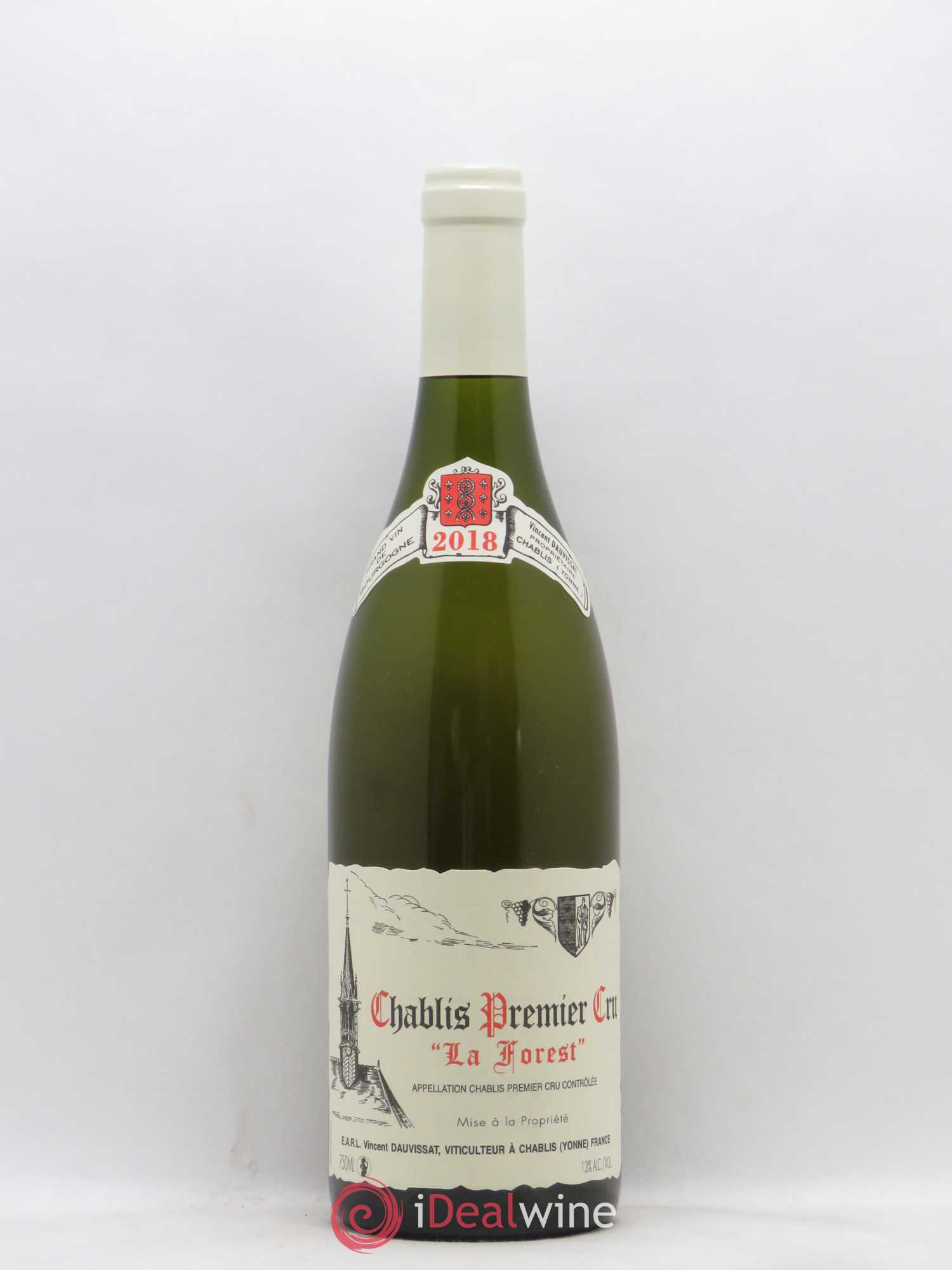Chablis 1er Cru La Forest Vincent Dauvissat (Domaine) (sans prix de réserve) 2018 - Lot de 1 bouteille - 0