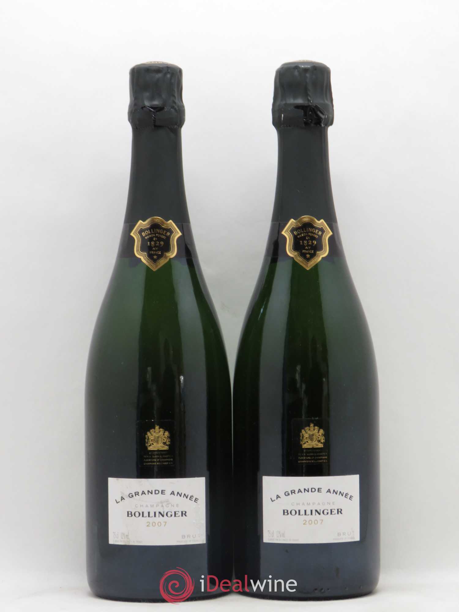 La Grande Année Brut Bollinger 2007 - Lot de 2 bouteilles - 0