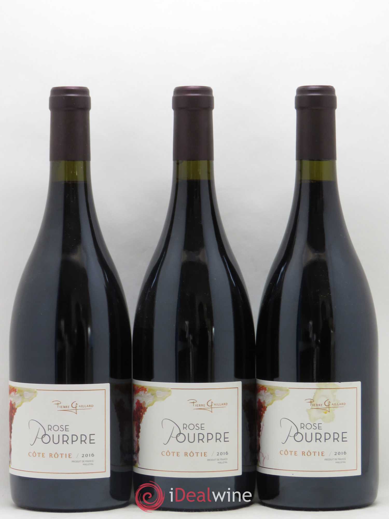 Côte-Rôtie Rose Pourpre Pierre Gaillard 2016 - Lot de 3 bouteilles - 1