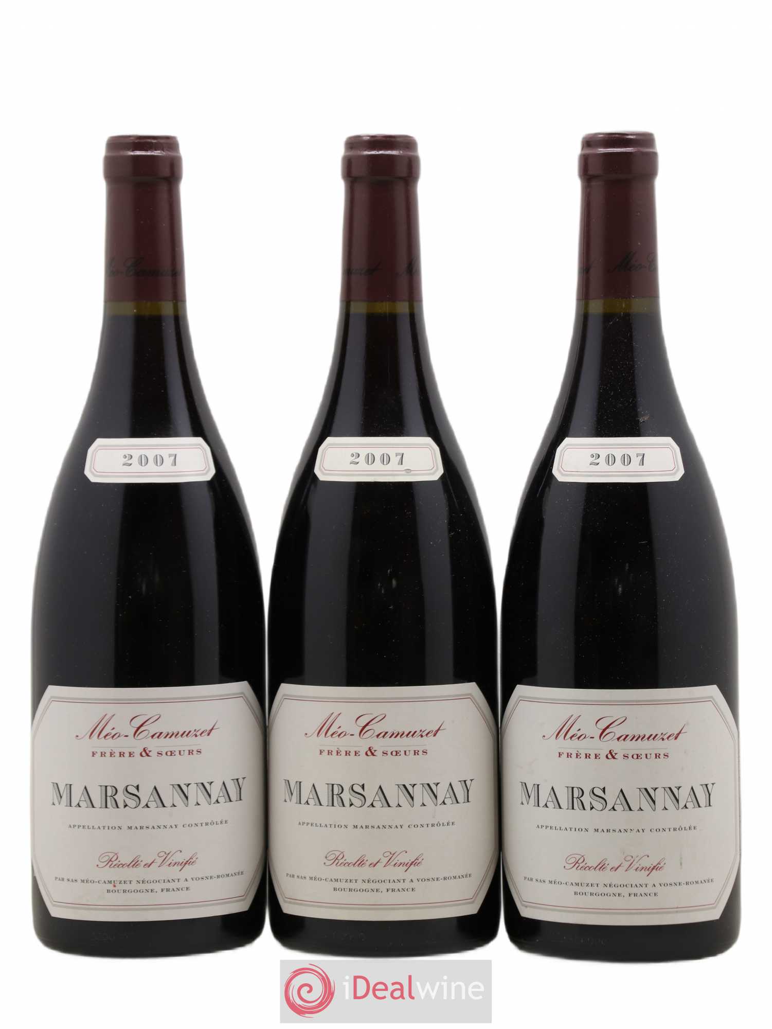 Marsannay Méo-Camuzet (Frère & Soeurs) 2007 - Lot de 3 bouteilles - 0