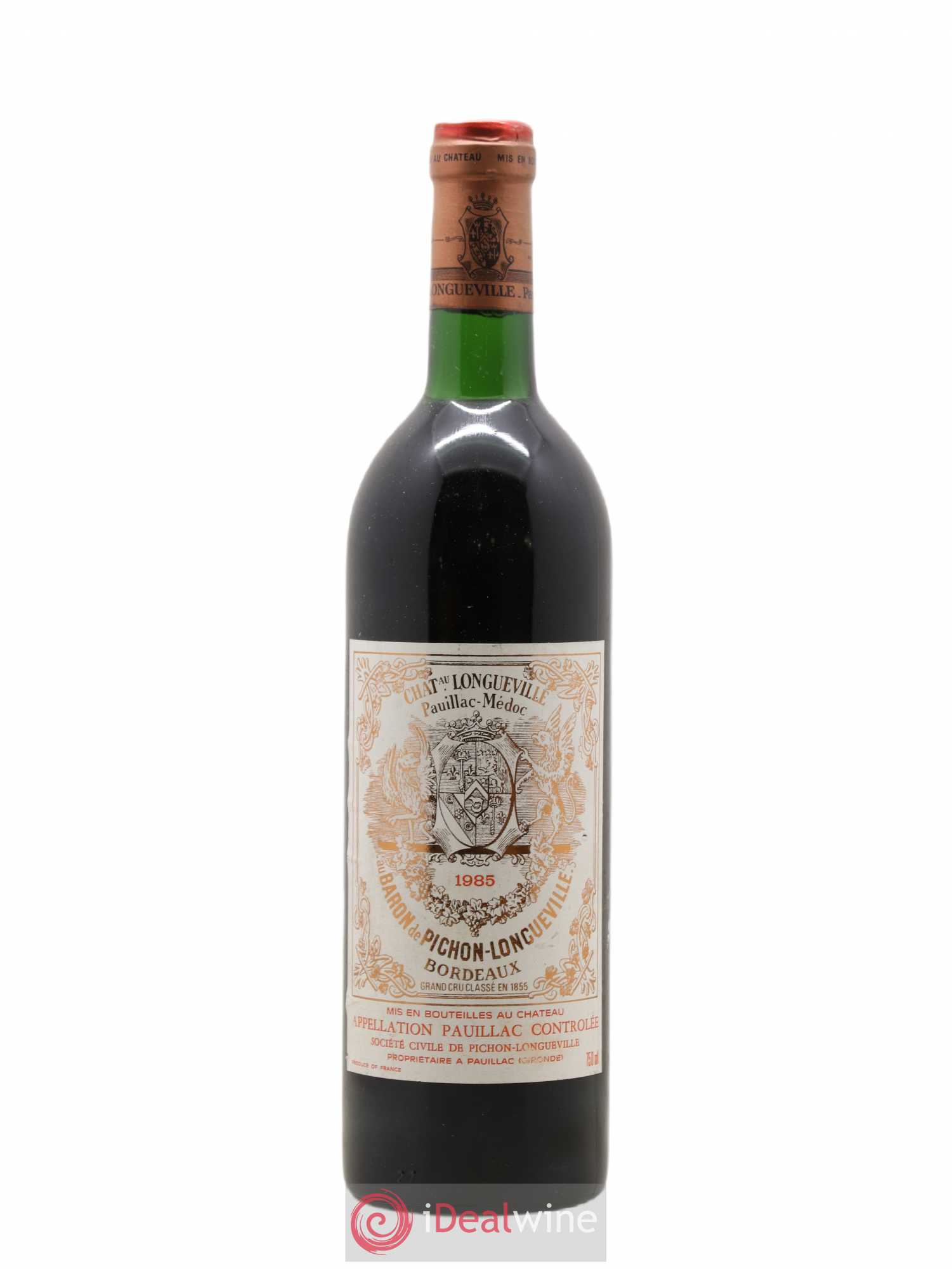 Pichon Longueville Baron 2ème Grand Cru Classé 1985 - Lot de 1 bouteille - 0