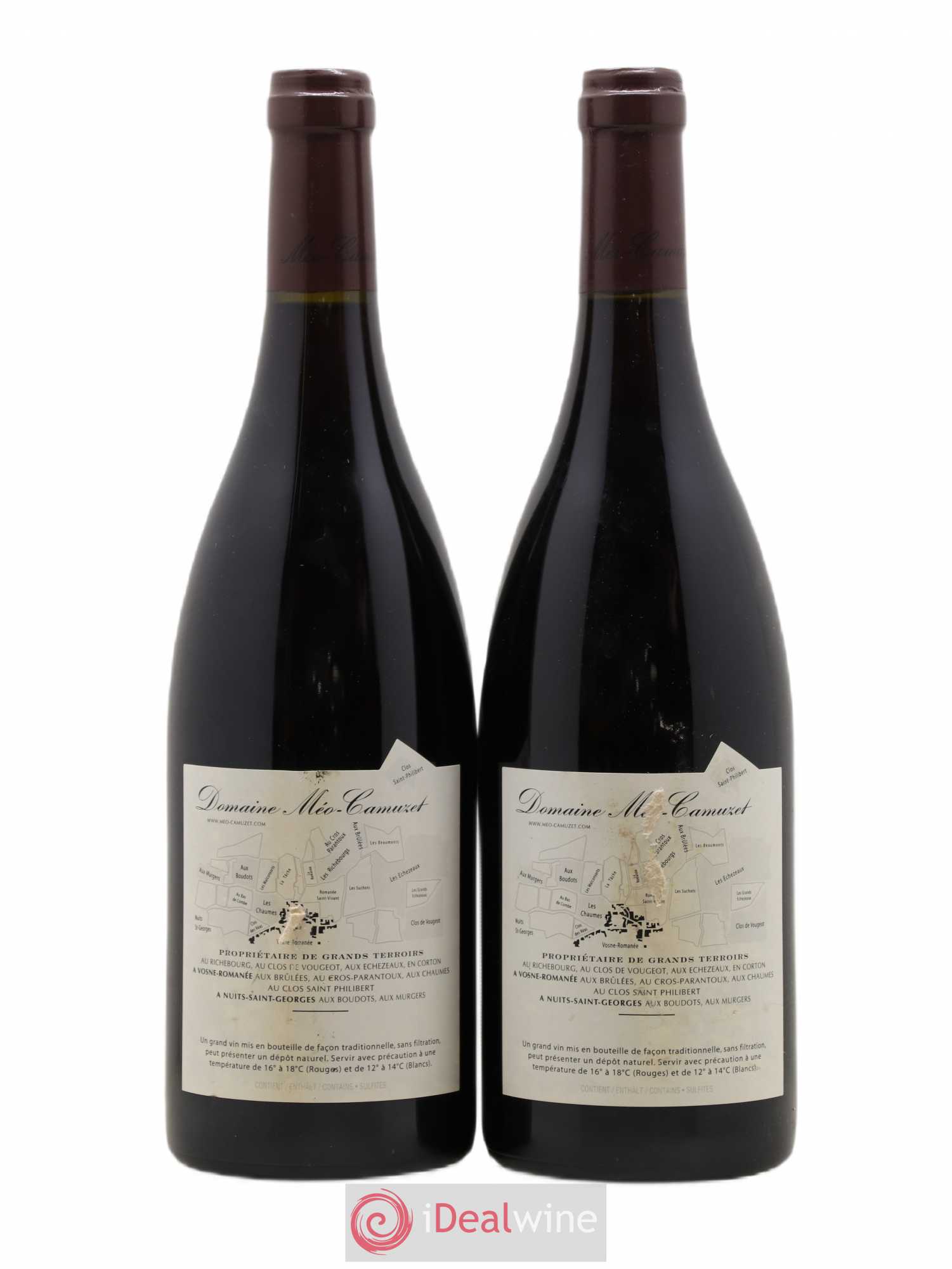 Clos de Vougeot Grand Cru Méo-Camuzet (Domaine) 2004 - Lot de 2 bouteilles - 1