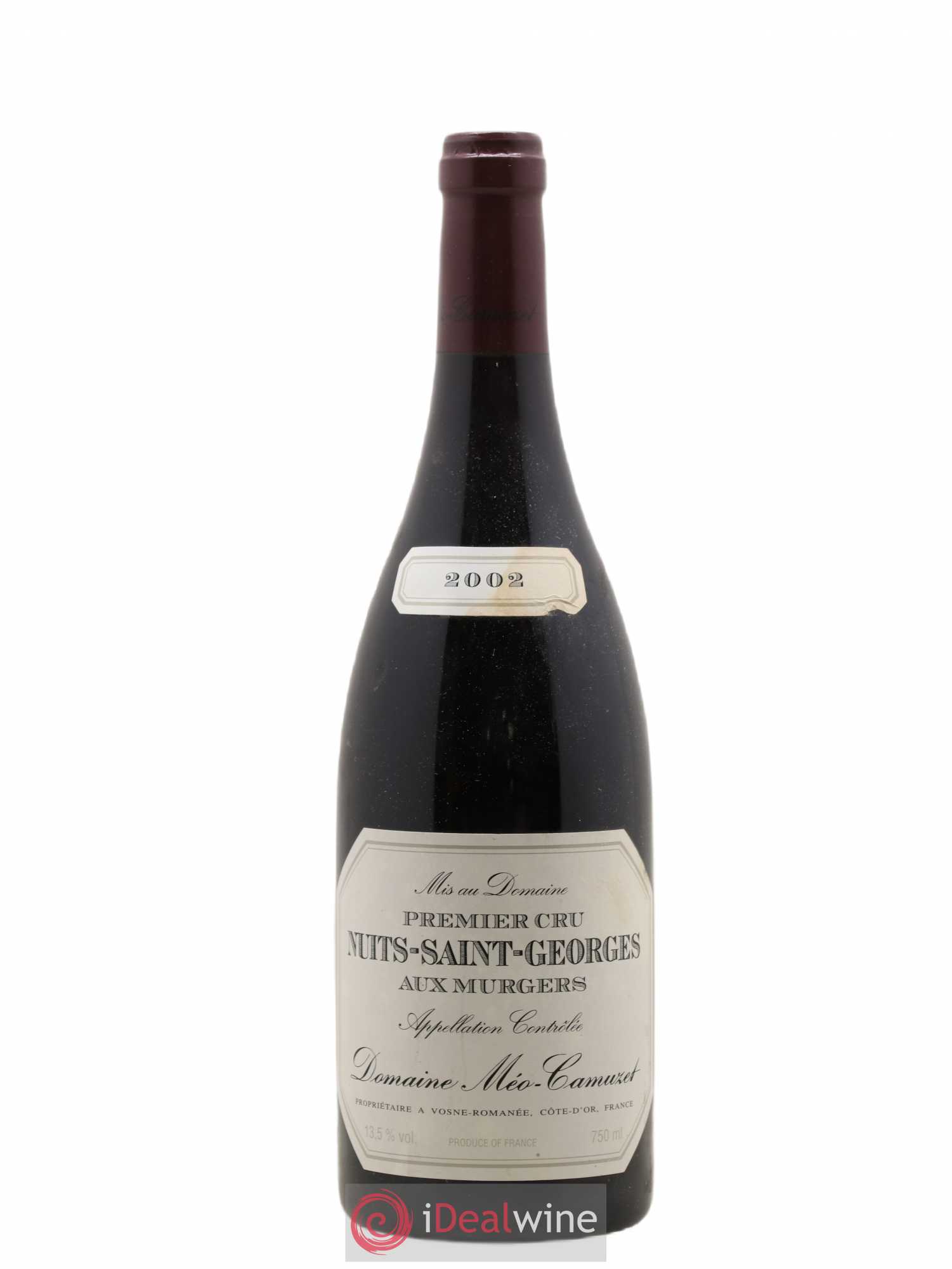 Nuits-Saint-Georges 1er Cru Aux Murgers Méo-Camuzet (Domaine) 2002 - Lot de 1 bouteille - 0