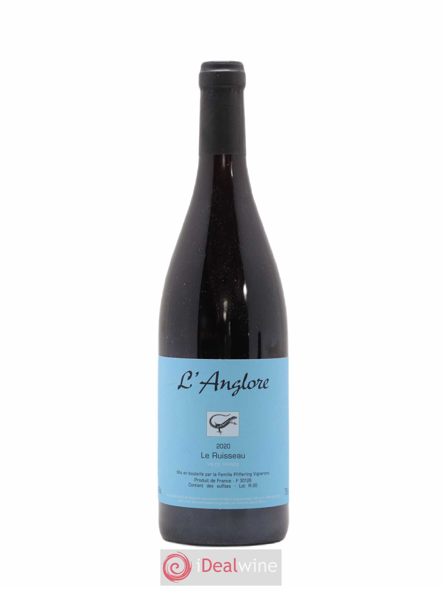 Vin de France Le Ruisseau L'Anglore (sans prix de réserve) 2020 - Lot de 1 bouteille - 0