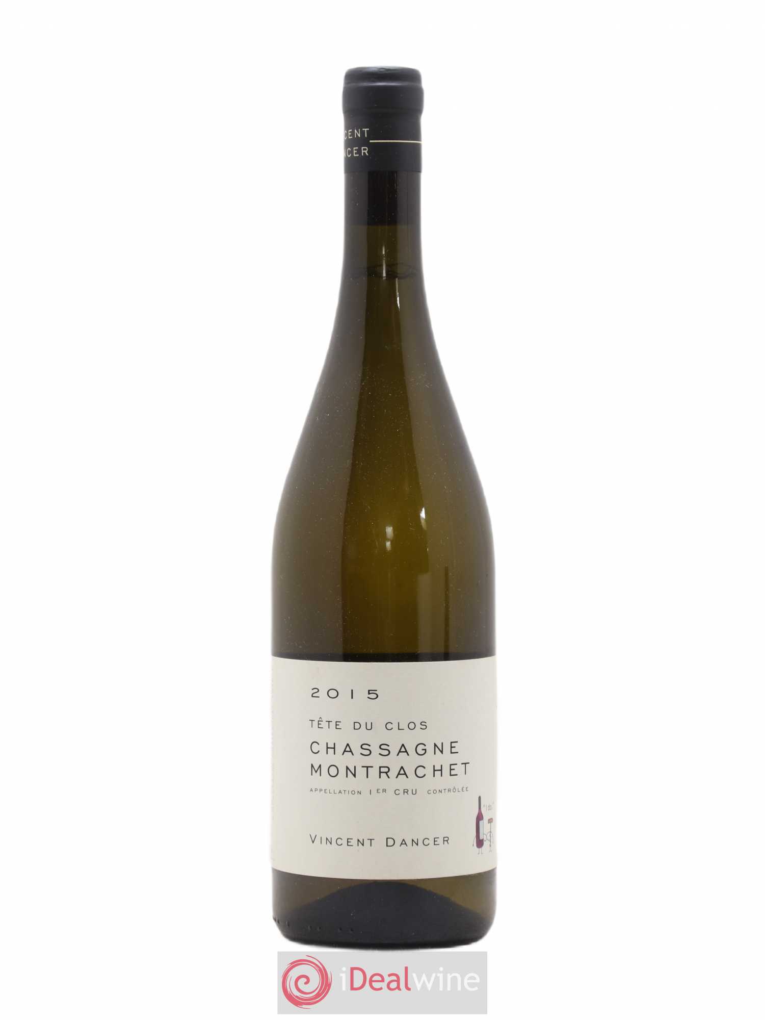 Chassagne-Montrachet 1er Cru (Morgeot) Tête du Clos Vincent Dancer (sans prix de réserve) 2015 - Lot de 1 bouteille - 0