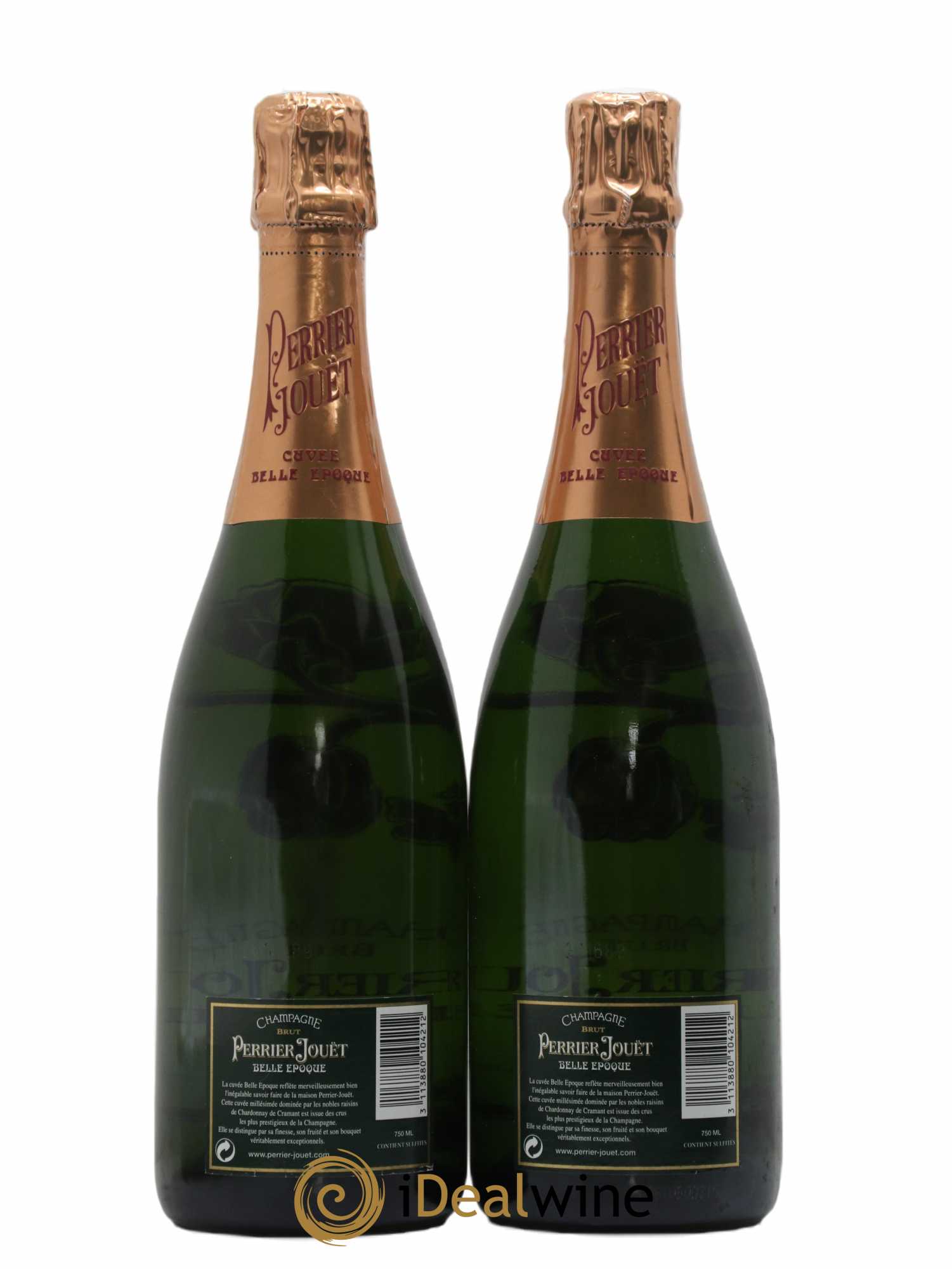Cuvée Belle Epoque Brut Perrier-Jouët 1998 - Lot de 2 bouteilles - 2