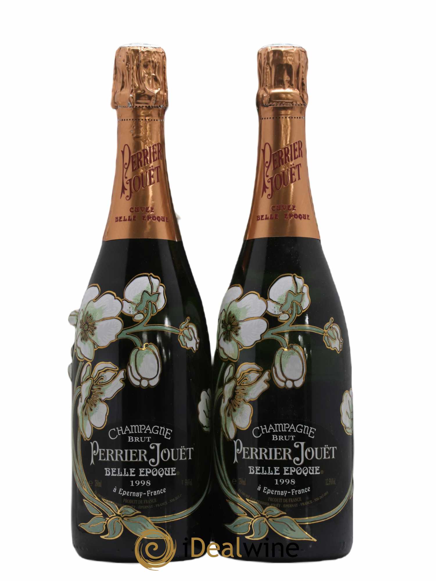 Cuvée Belle Epoque Brut Perrier-Jouët 1998 - Lot de 2 bouteilles - 0