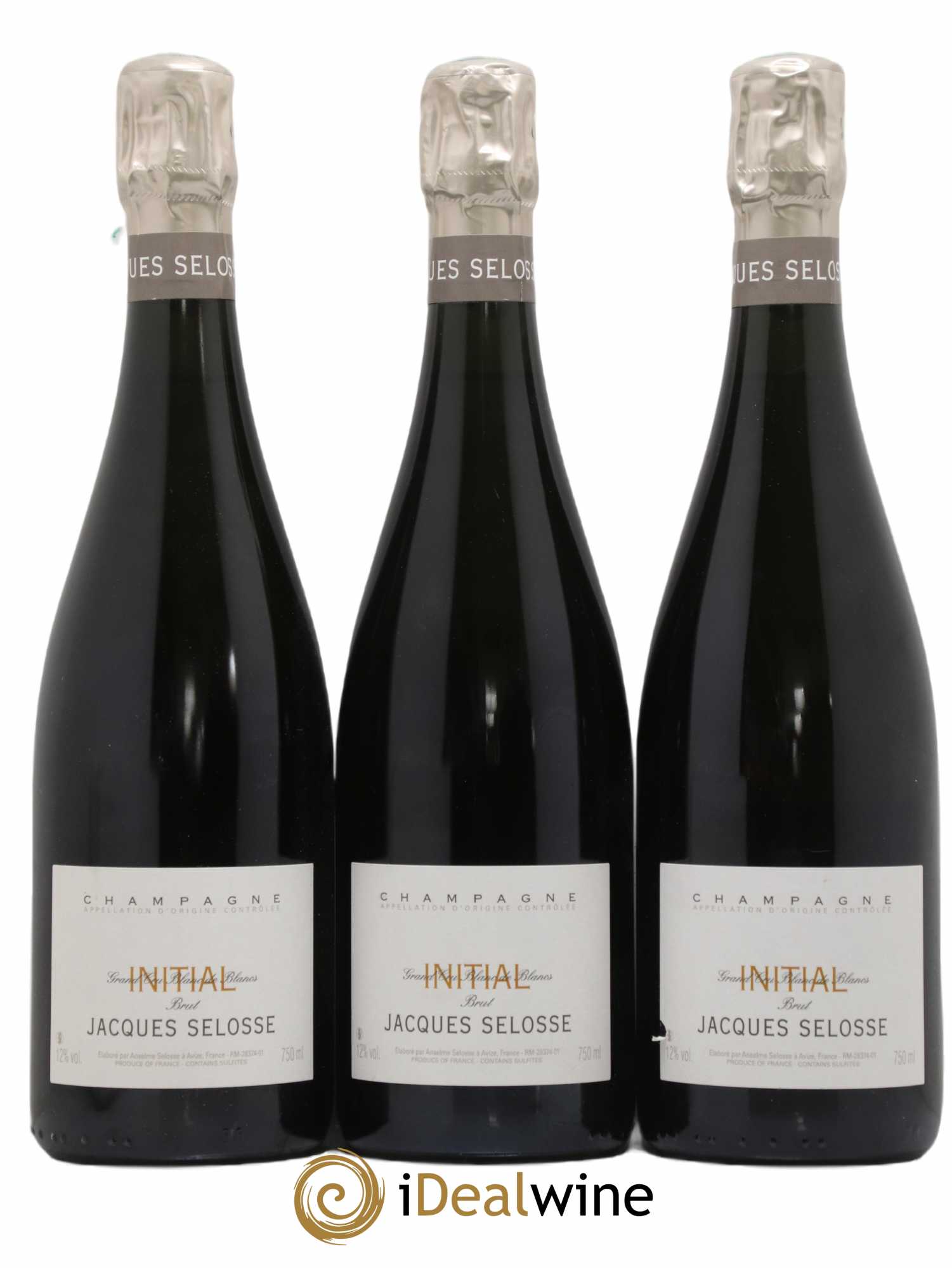 Initial Brut Jacques Selosse - Lot de 3 bouteilles - 0