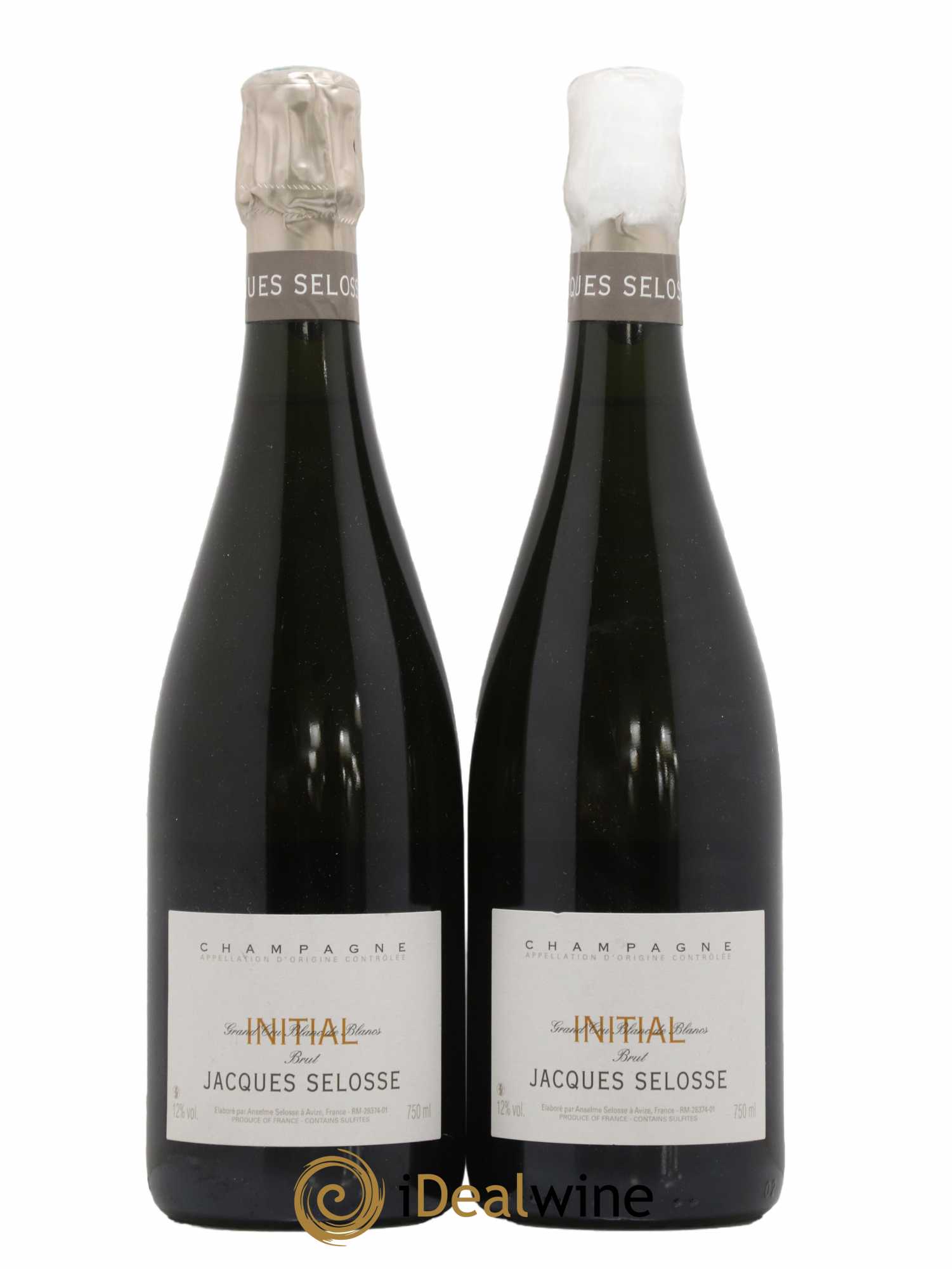 Initial Brut Jacques Selosse - Lot de 2 bouteilles - 0