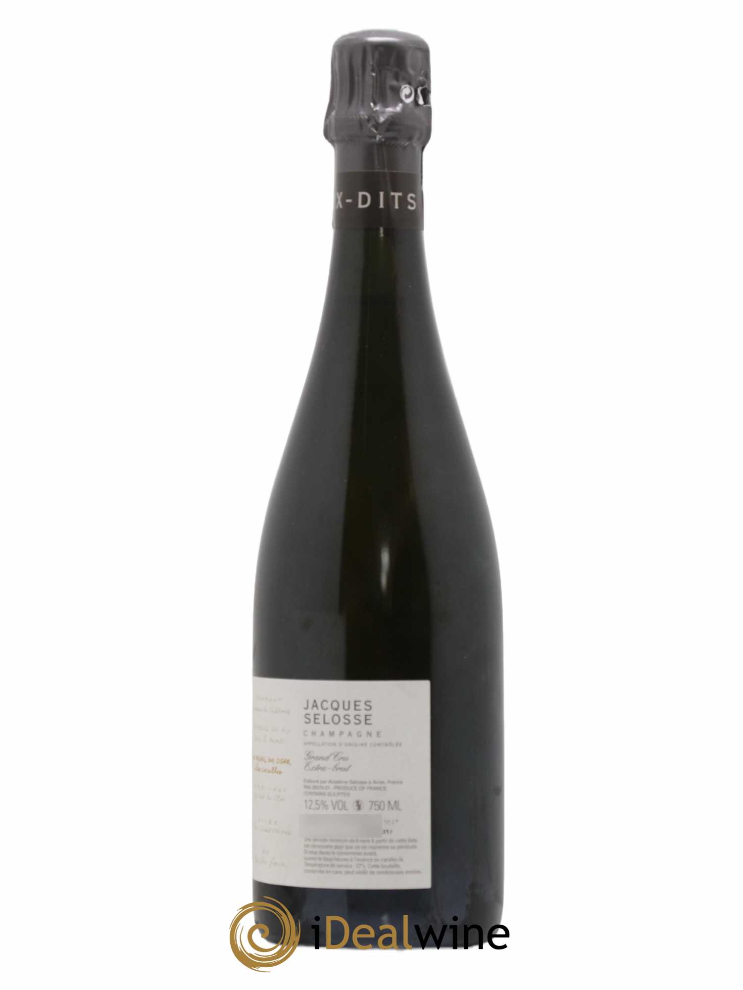 Les Carelles Blanc de Blancs Jacques Selosse - Lot de 1 bouteille - 1