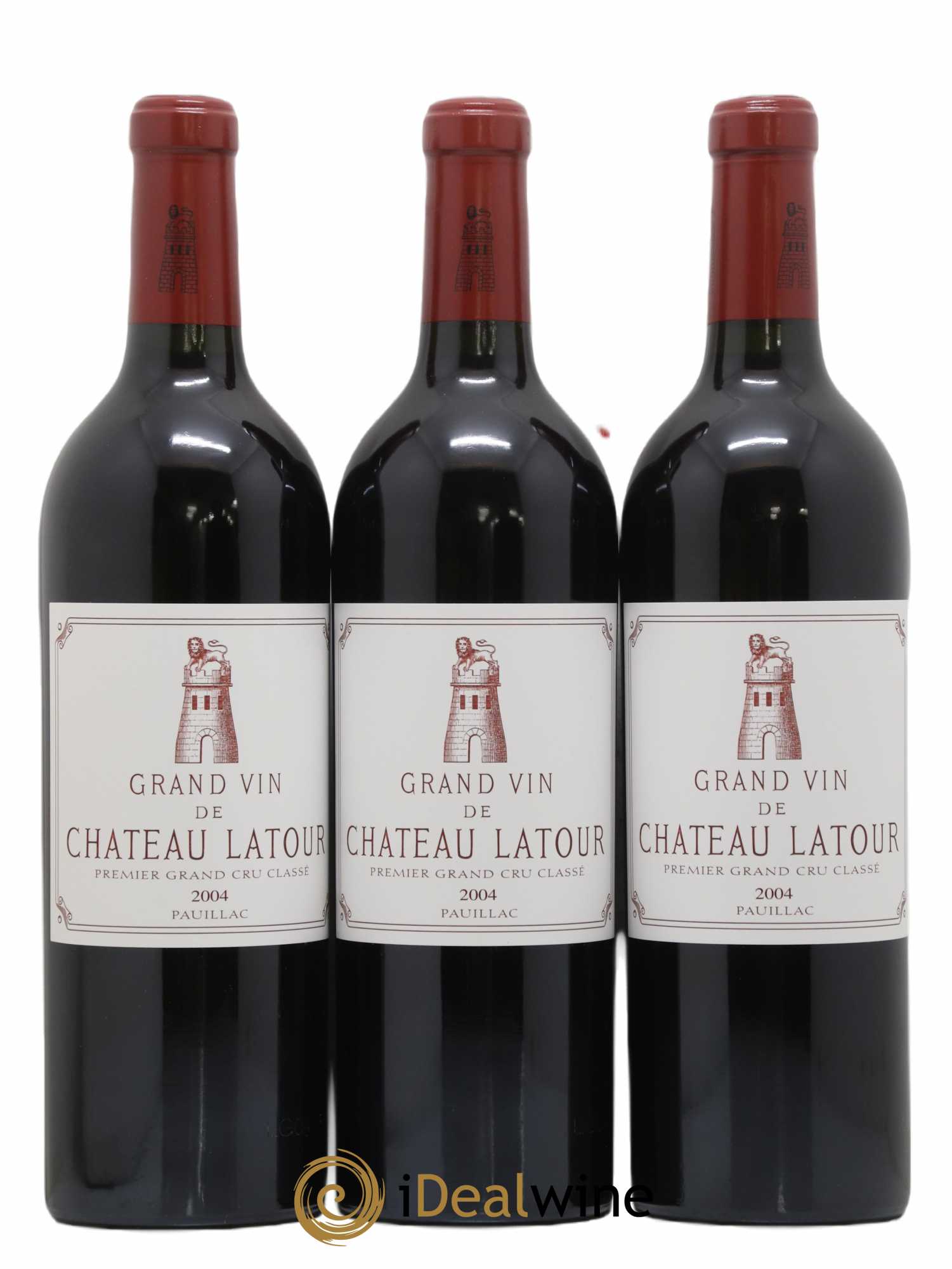 Château Latour 1er Grand Cru Classé (sans prix de réserve) 2004 - Lot de 3 bouteilles - 0