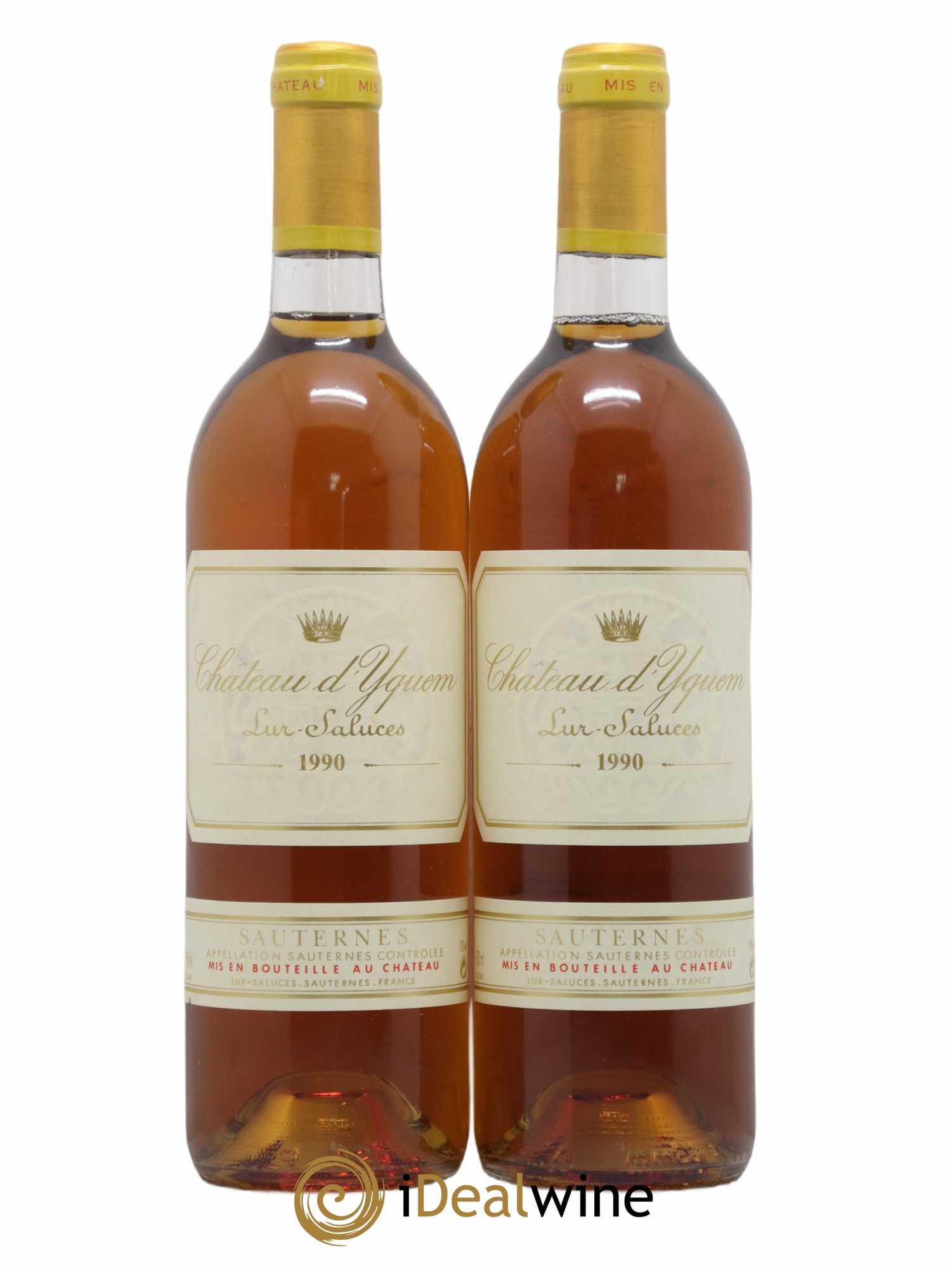 Château d' Yquem 1er Cru Classé Supérieur 1990 - Lotto di 2 bottiglie - 0