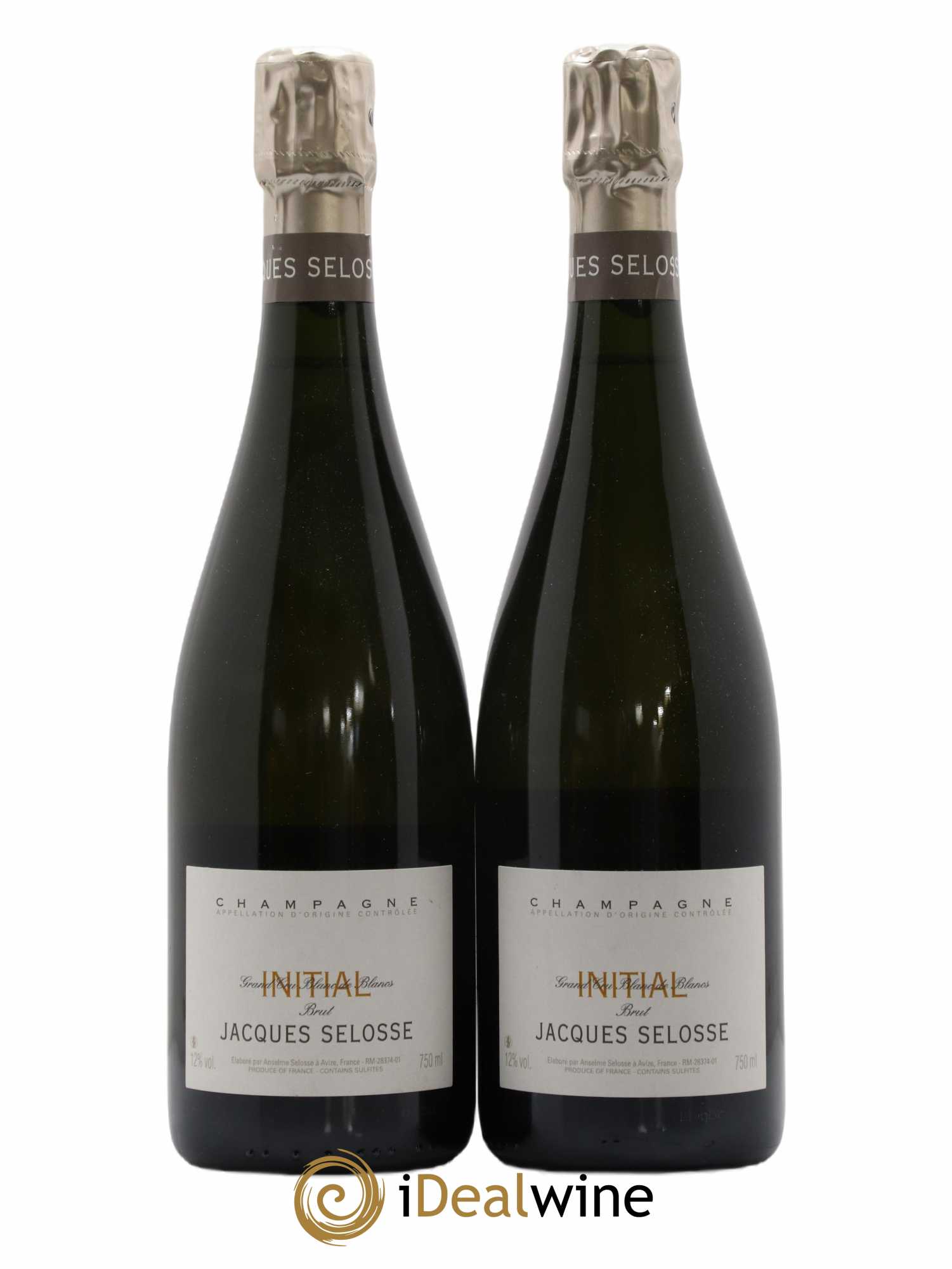 Initial Brut Jacques Selosse - Lot de 2 bouteilles - 0