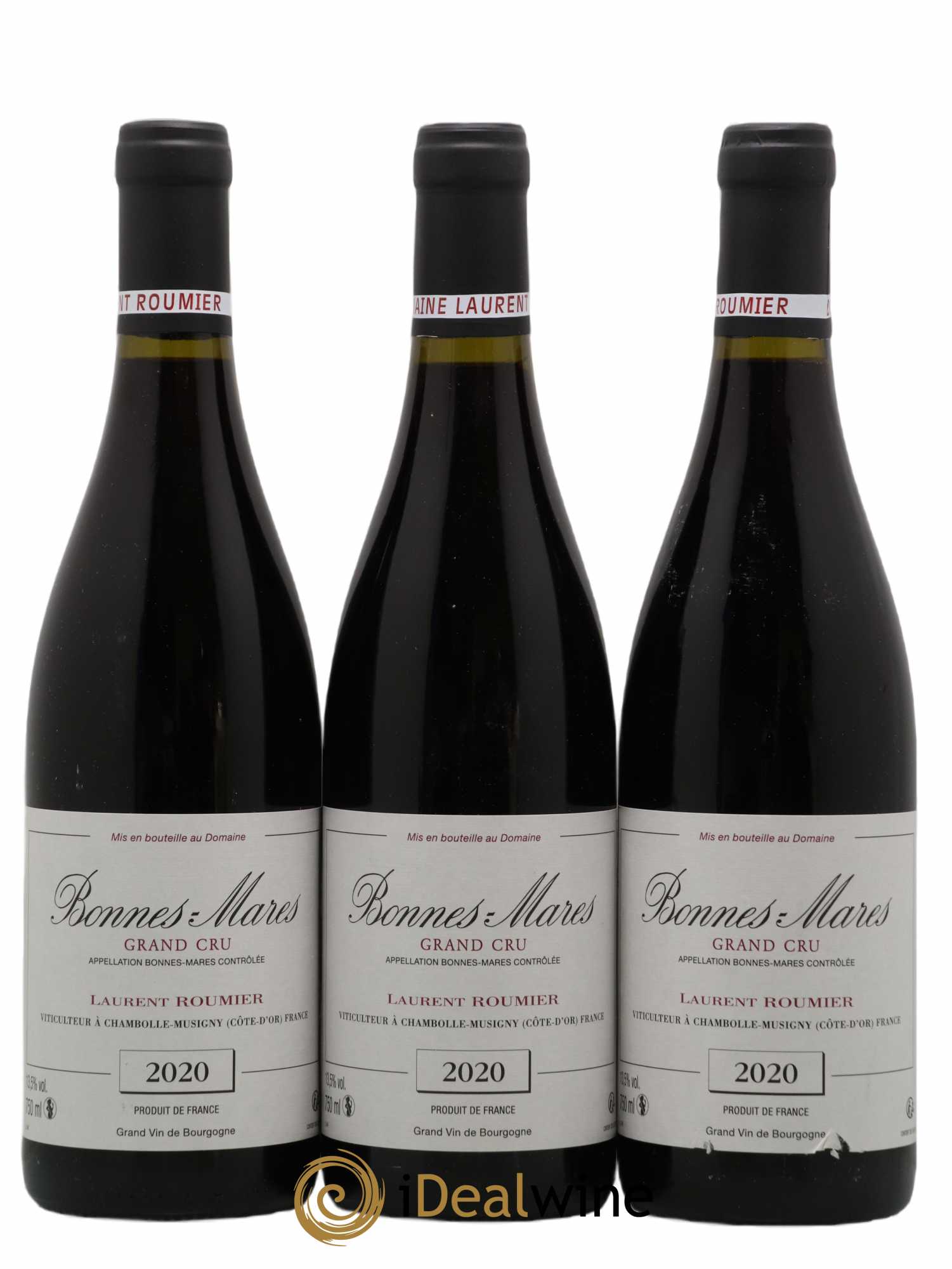 Bonnes-Mares Grand Cru Laurent Roumier 2020 - Lot de 3 bouteilles - 0