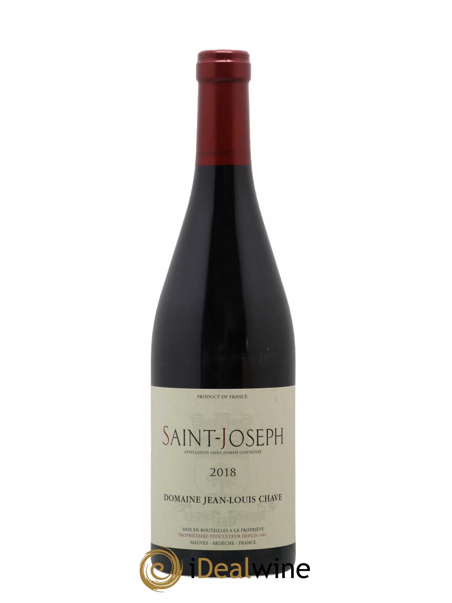 Saint-Joseph Jean-Louis Chave 2018 - Lot de 1 bouteille - 0