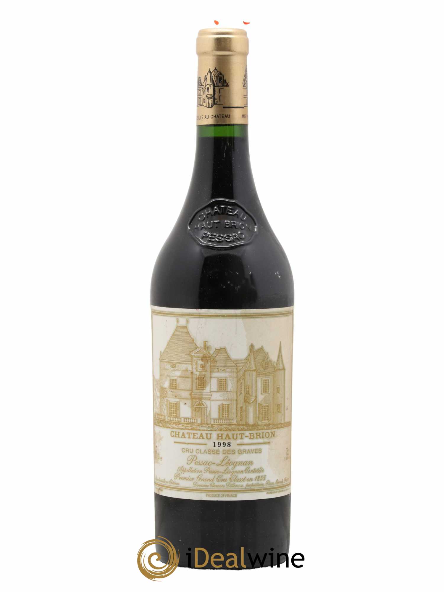 Château Haut Brion 1er Grand Cru Classé 1998 - Lot de 1 bouteille - 0