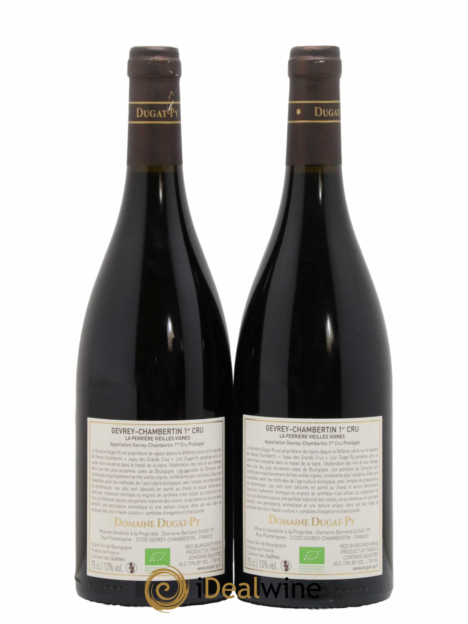 Gevrey-Chambertin 1er Cru La Perrière Dugat-Py 2016 - Posten von 2 Flaschen - 1