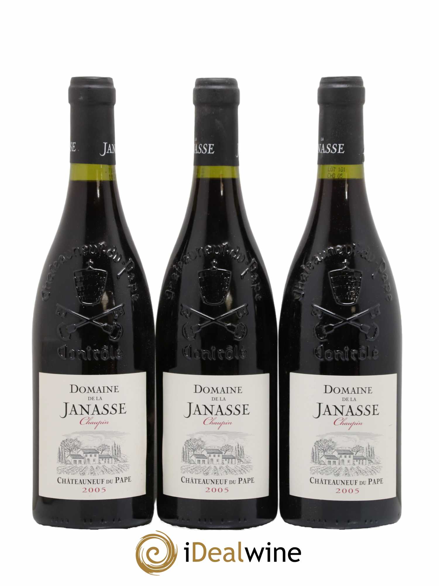 Châteauneuf-du-Pape Cuvée Chaupin La Janasse (Domaine de) 2005 - Lot de 3 bouteilles - 0