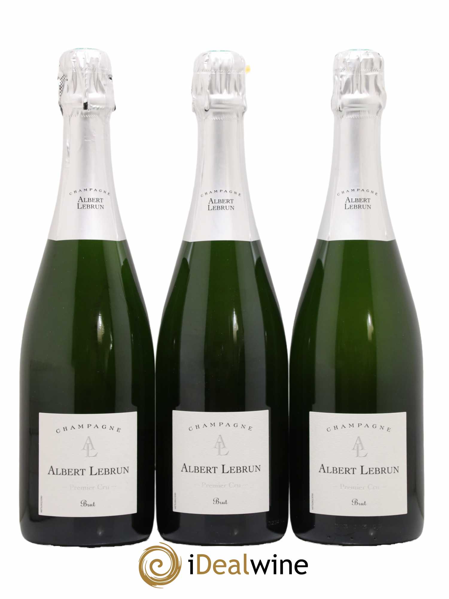 Champagne 1er cru Albert Lebrun - Lot de 3 bouteilles - 0