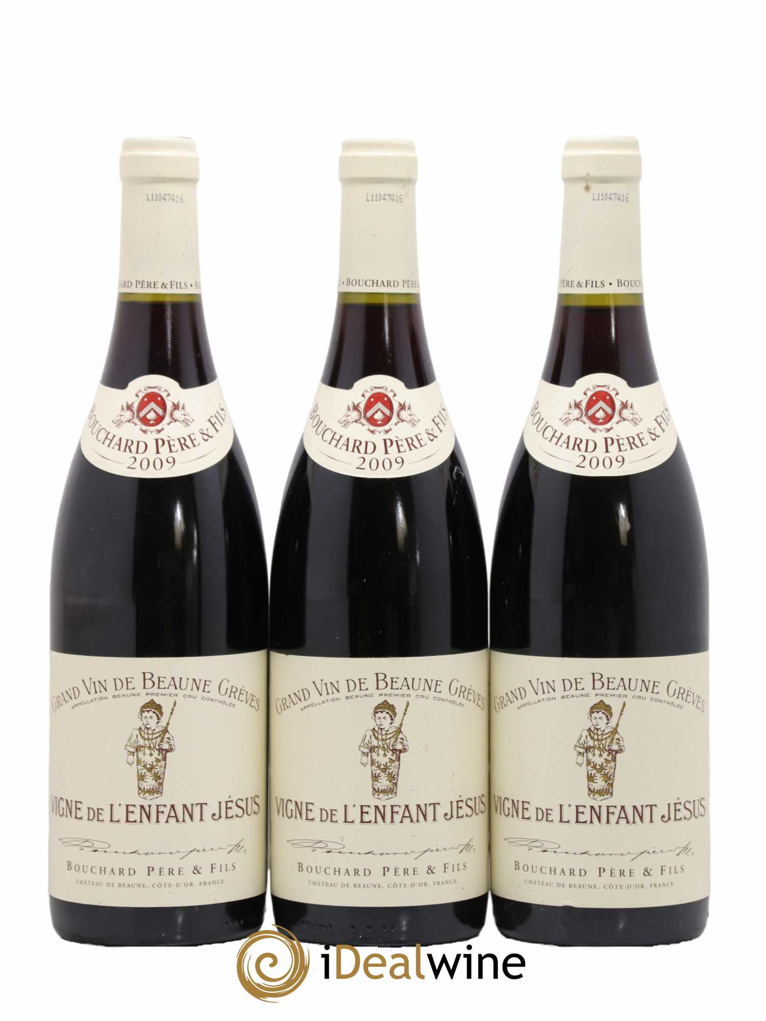 Beaune 1er Cru Grèves - Vigne de l'Enfant Jésus Bouchard Père & Fils 2009 - Lot de 6 bouteilles - 2