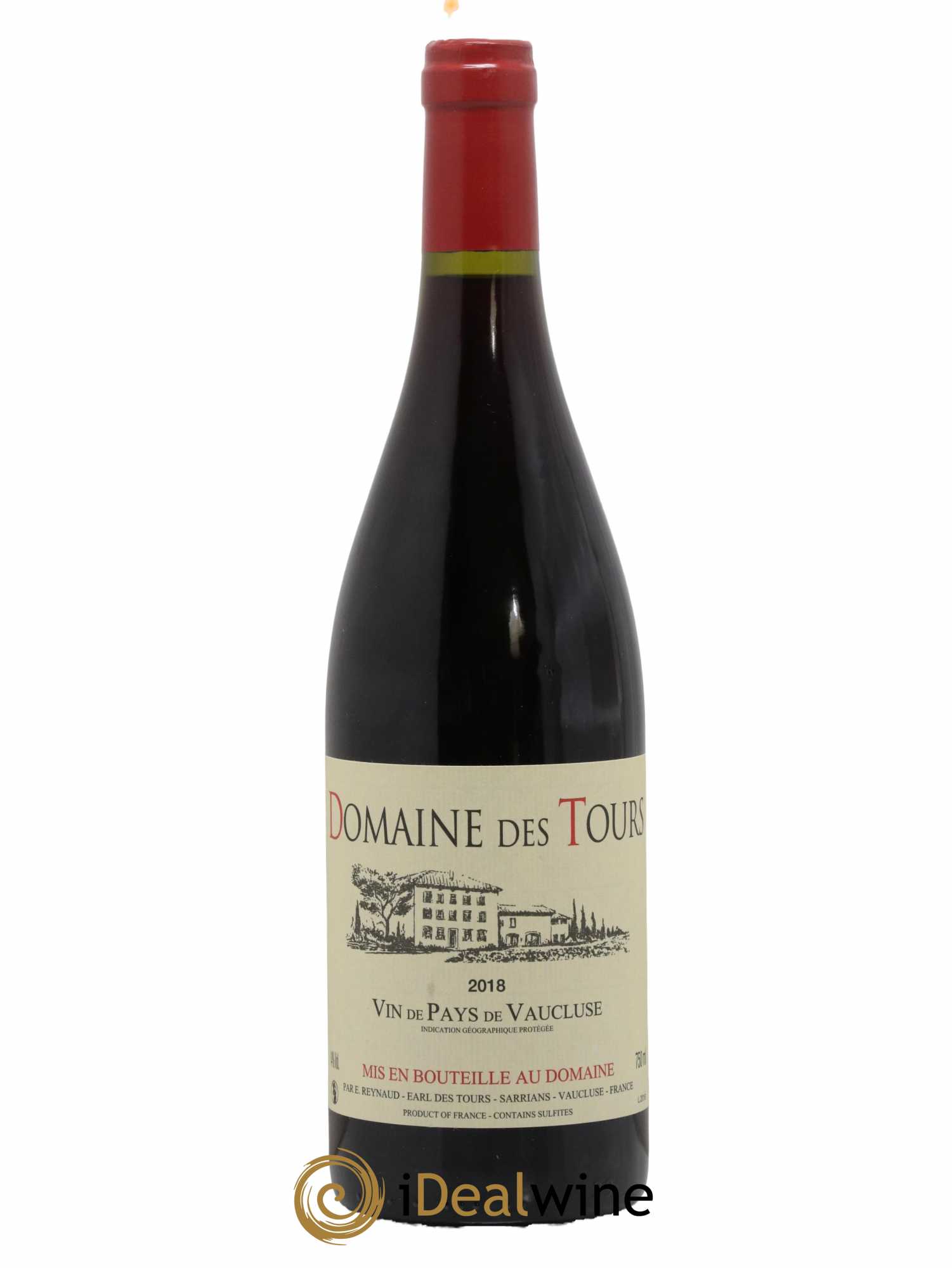 Vaucluse (Vin de Pays de Vaucluse) Domaine des Tours Emmanuel Reynaud 2018 - Lot de 1 bouteille - 0