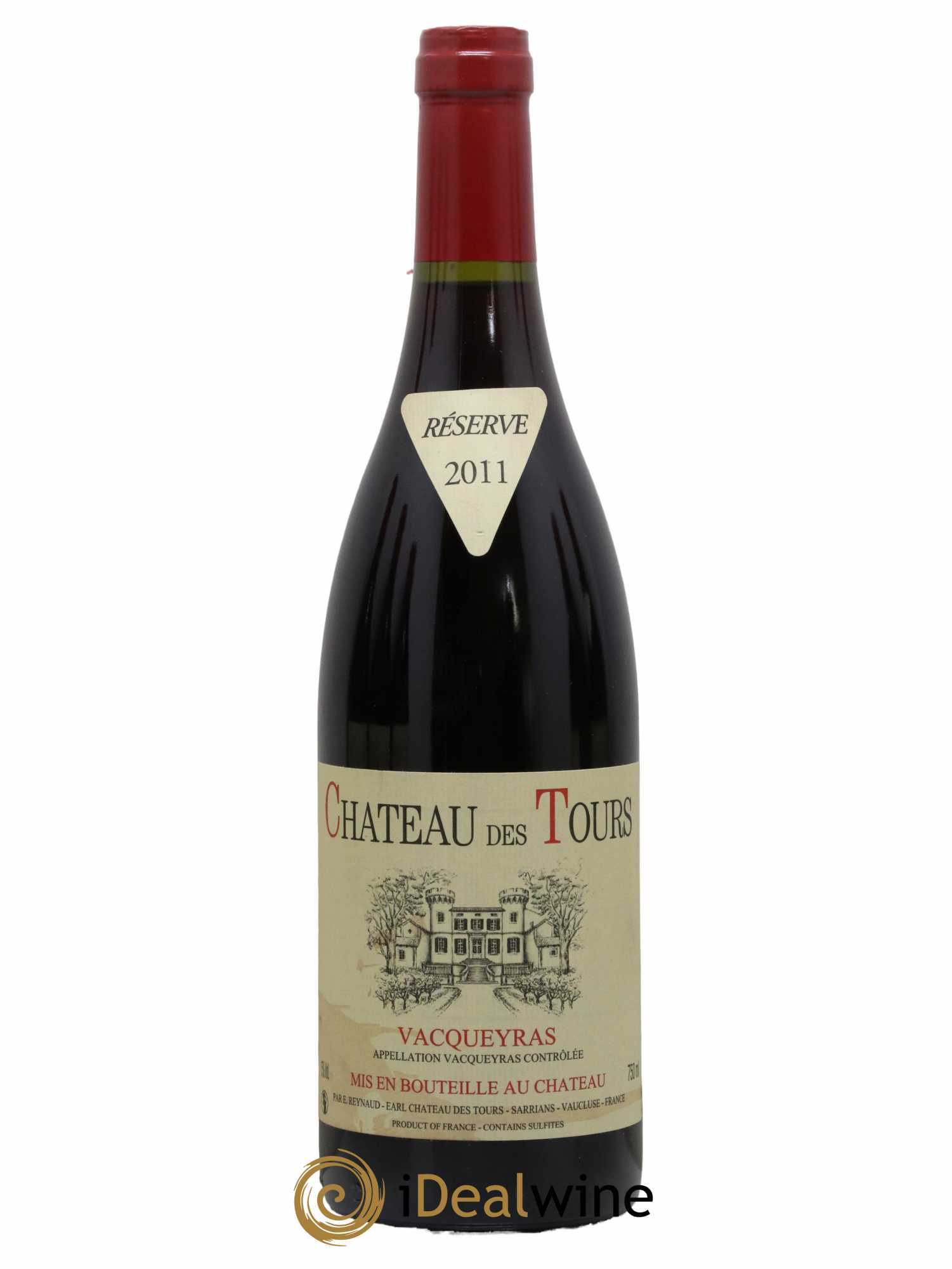 Vacqueyras Château des Tours Emmanuel Reynaud 2011 - Lot de 1 bouteille - 0