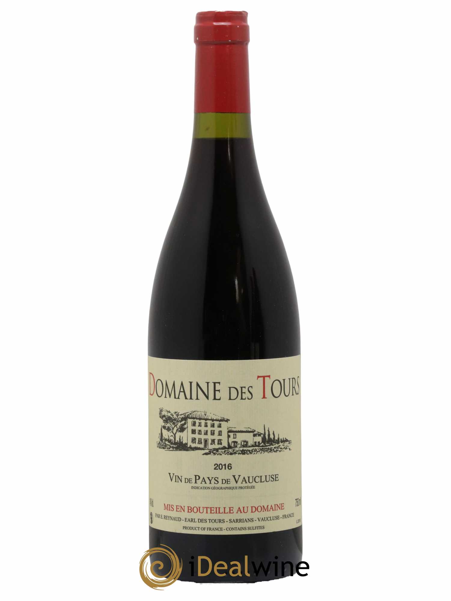 Vaucluse (Vin de Pays de Vaucluse) Domaine des Tours Emmanuel Reynaud 2016 - Lot de 1 bouteille - 0