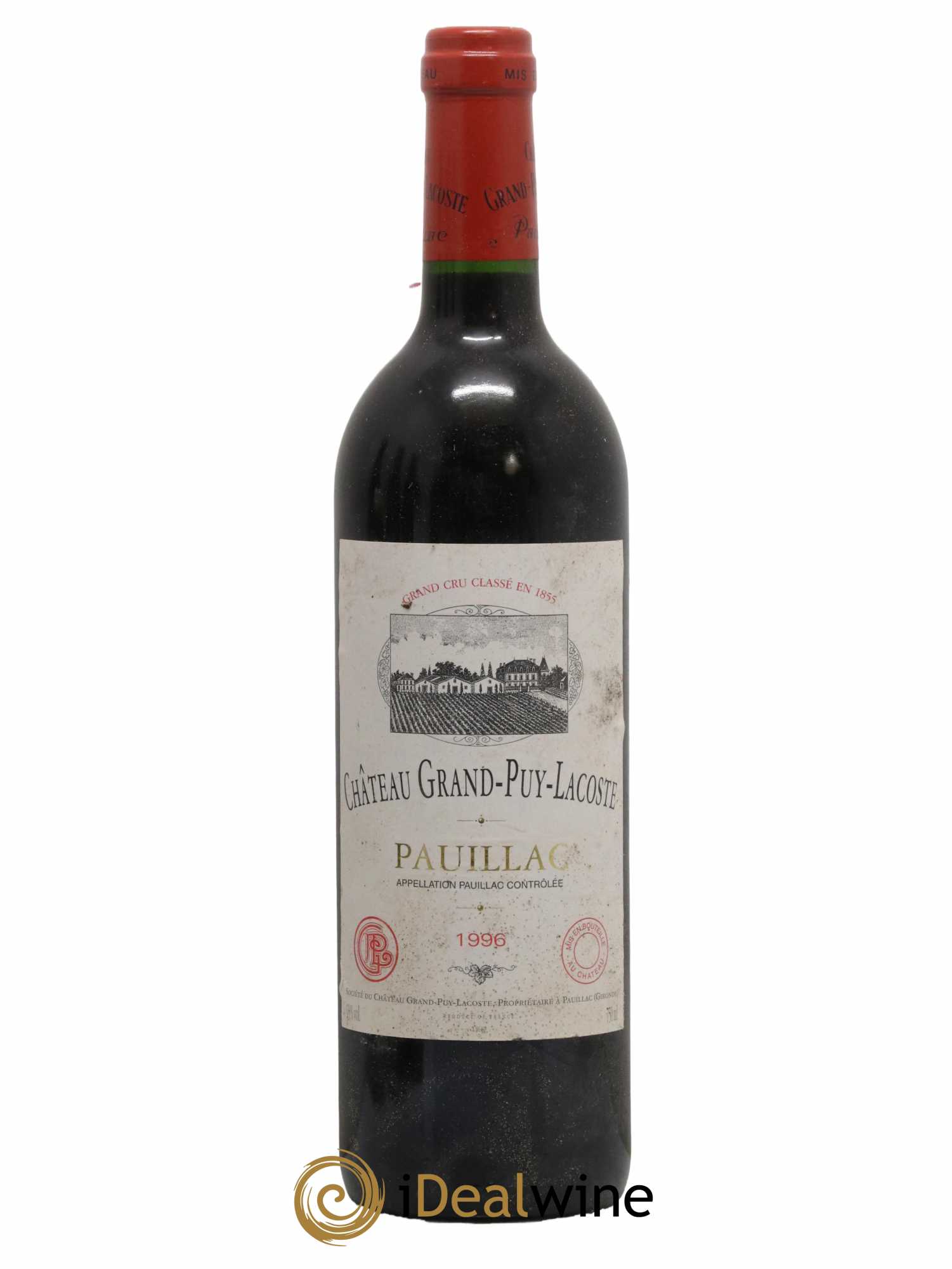 Château Grand Puy Lacoste 5ème Grand Cru Classé 1996 - Lot de 1 bouteille - 0
