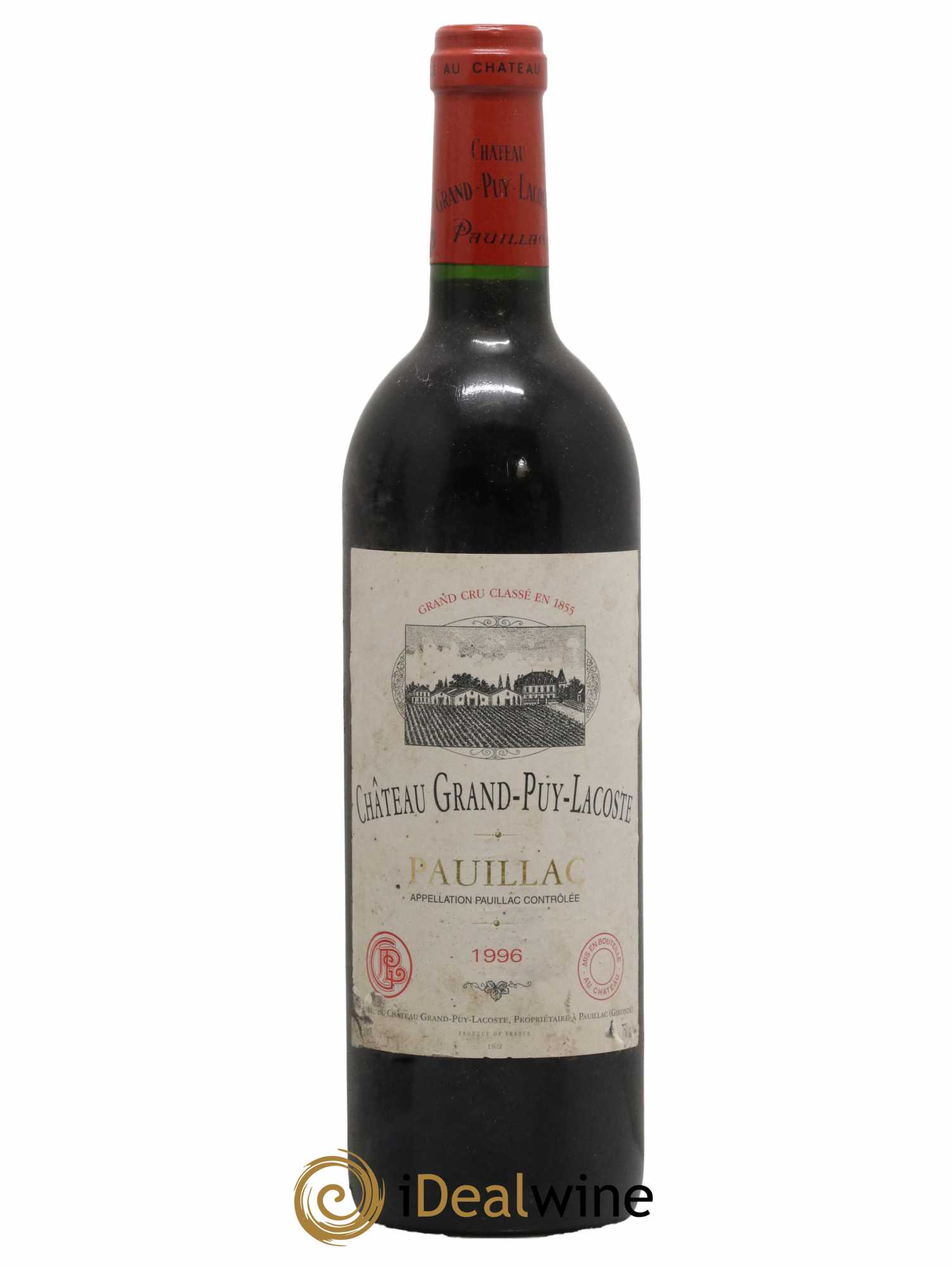 Château Grand Puy Lacoste 5ème Grand Cru Classé 1996 - Lot de 1 bouteille - 0