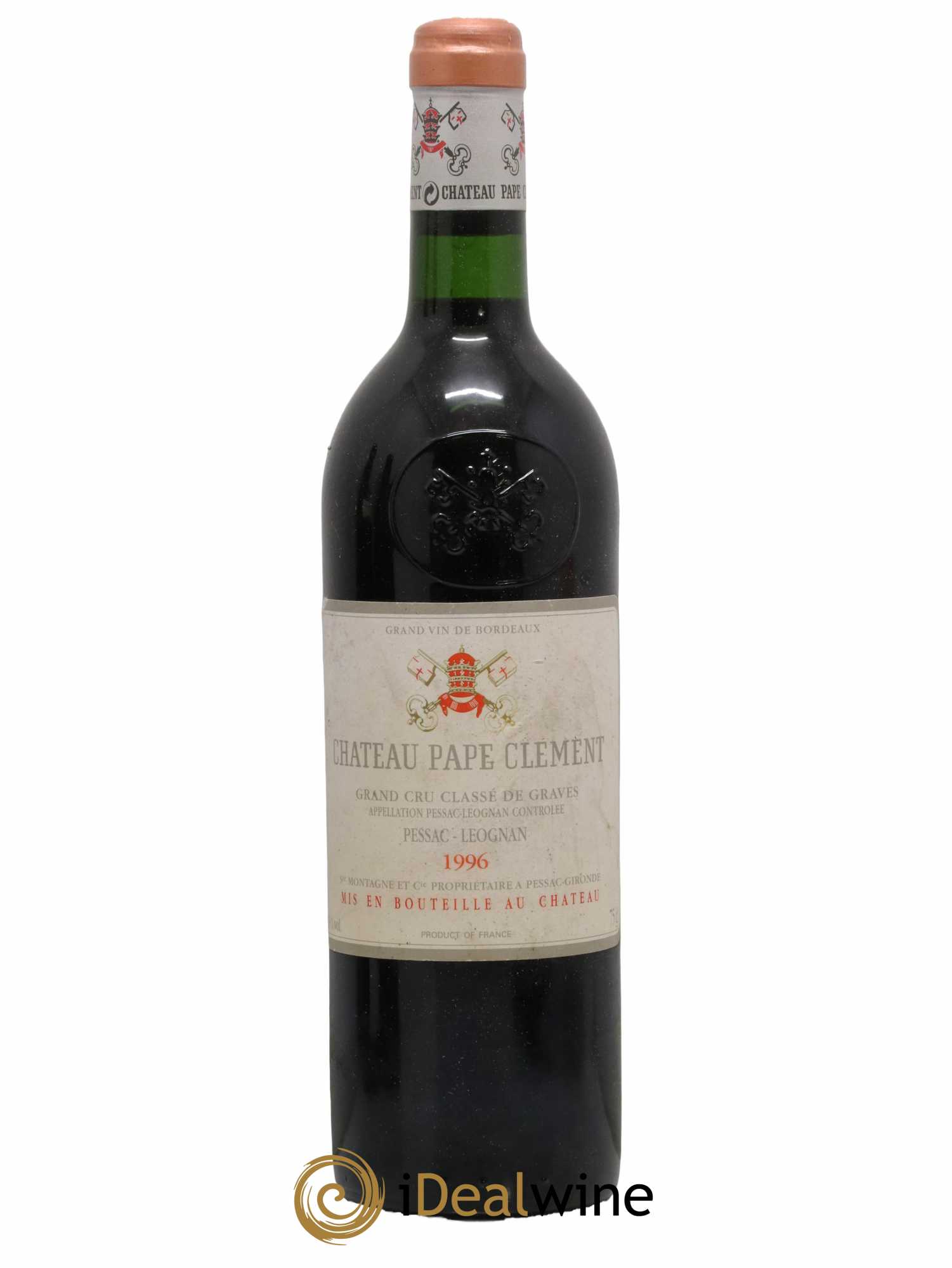Château Pape Clément Cru Classé de Graves 1996 - Lot de 1 bouteille - 0