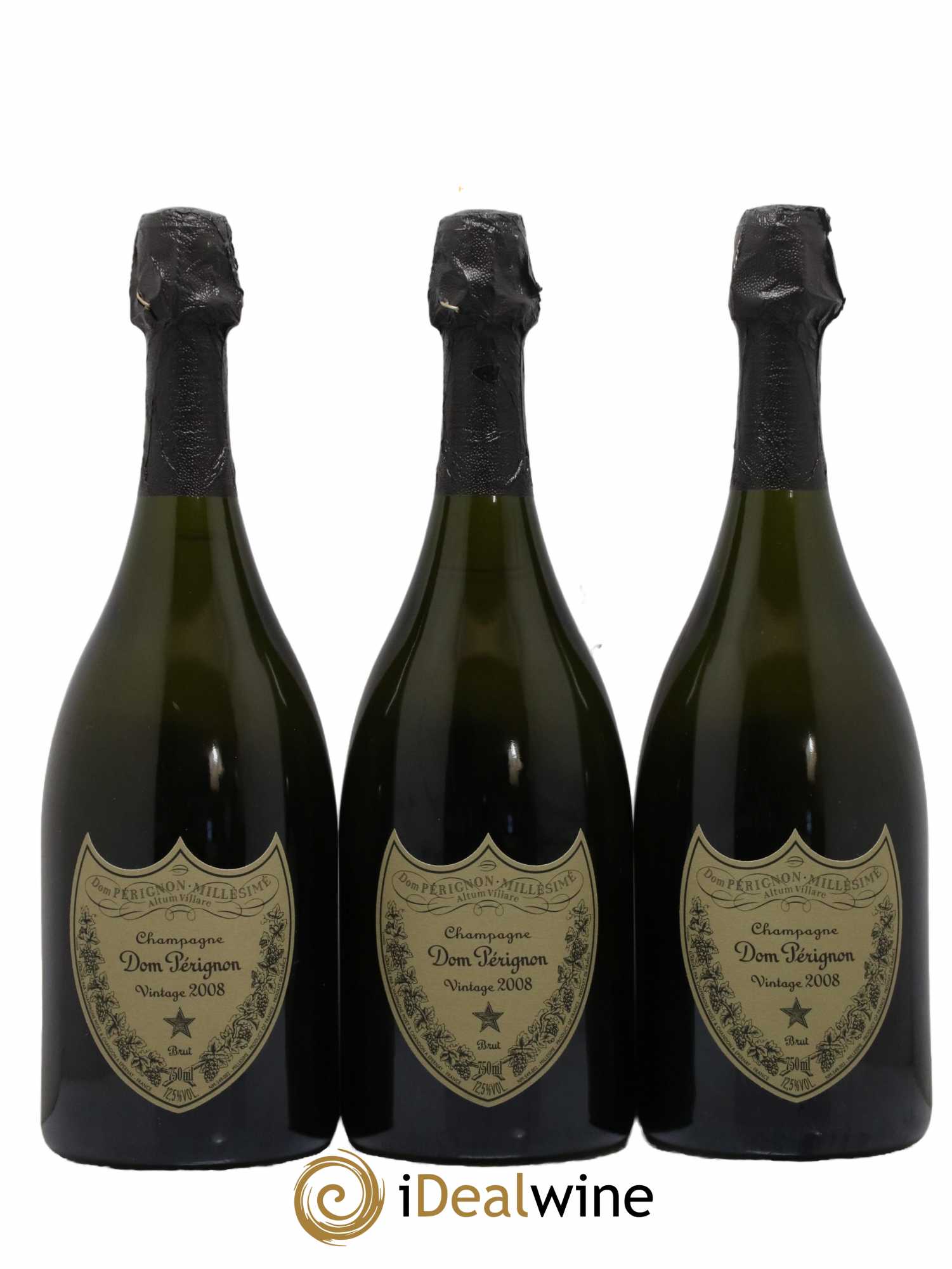 Brut Dom Pérignon 2008 - Lot de 3 bouteilles - 0