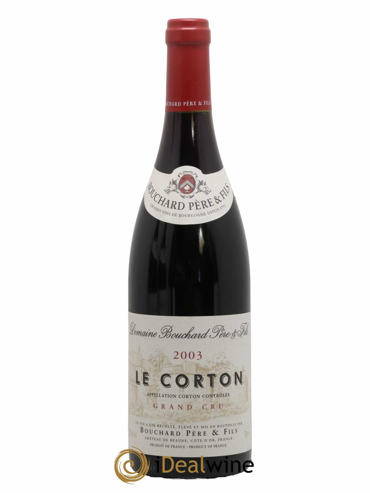 Corton Grand Cru Le Corton Bouchard Père & Fils 2003 - Lot de 1 bouteille - 0