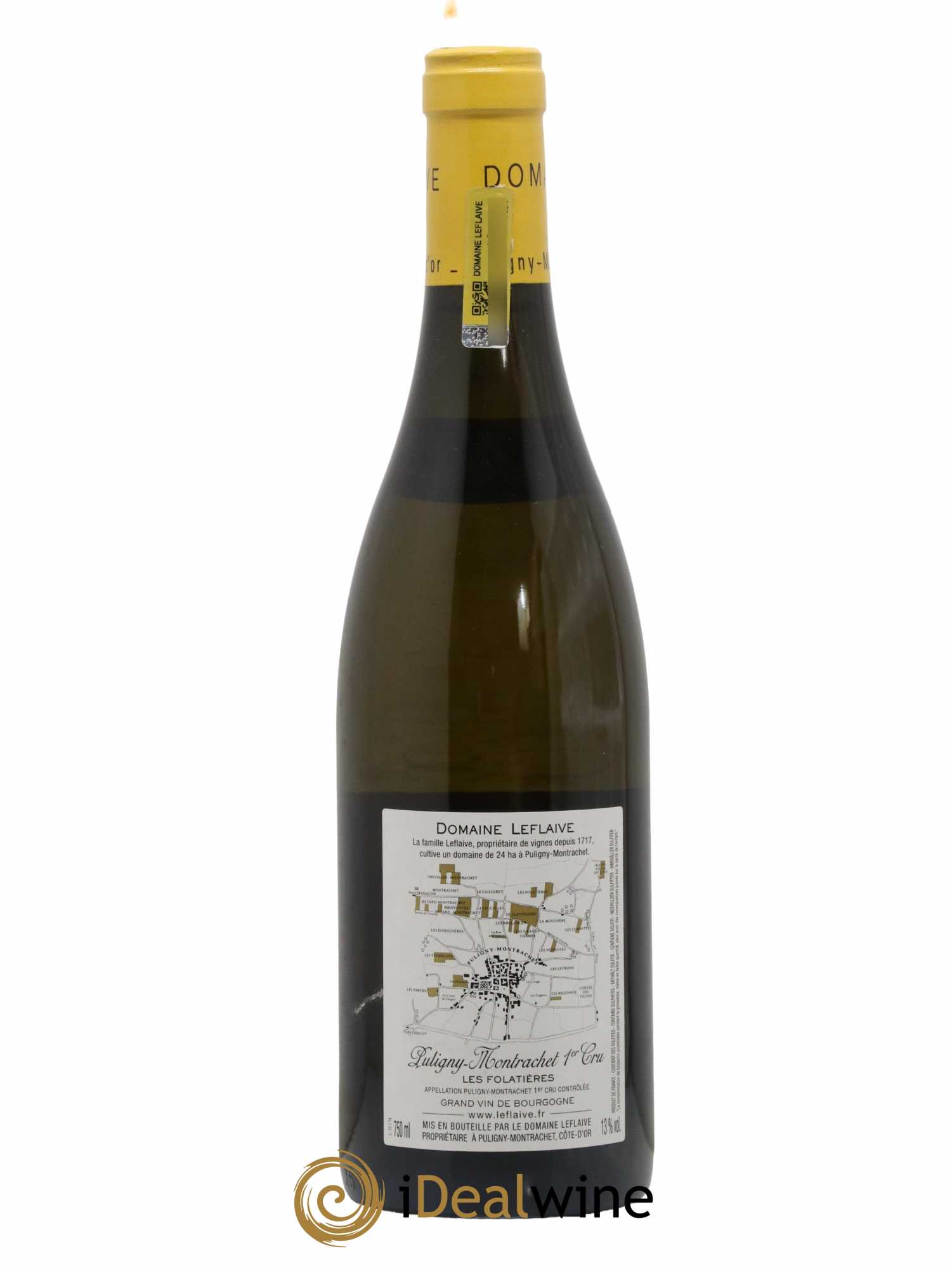 Puligny-Montrachet 1er Cru Les Folatières Leflaive (Domaine) 2014 - Lot de 1 bouteille - 1