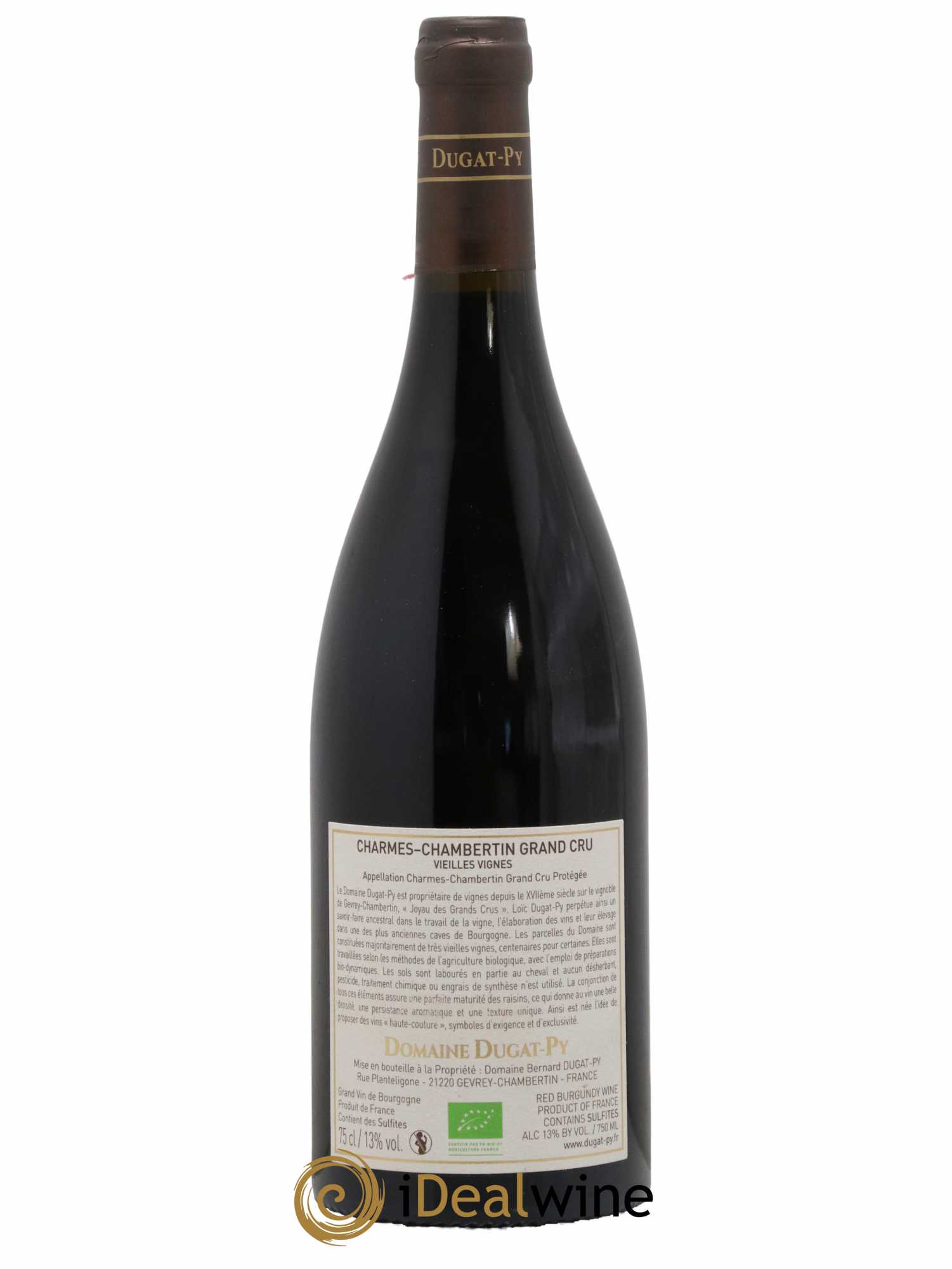 Charmes-Chambertin Grand Cru Vieilles Vignes Dugat-Py 2018 - Lot de 1 bouteille - 1